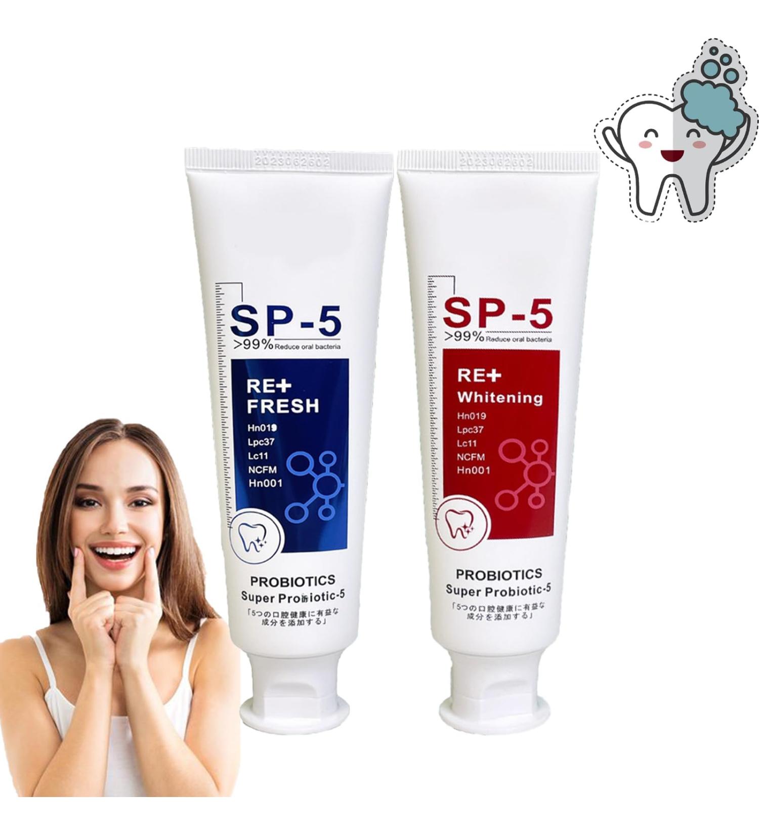 2pcs Sp-5 Toothpaste Sp 5 Teeth Whitening WE2C Toothpaste Whitening Brightening Stain Removal Toothpaste Repairing Toothpaste - Buy Online on GoSupps.com