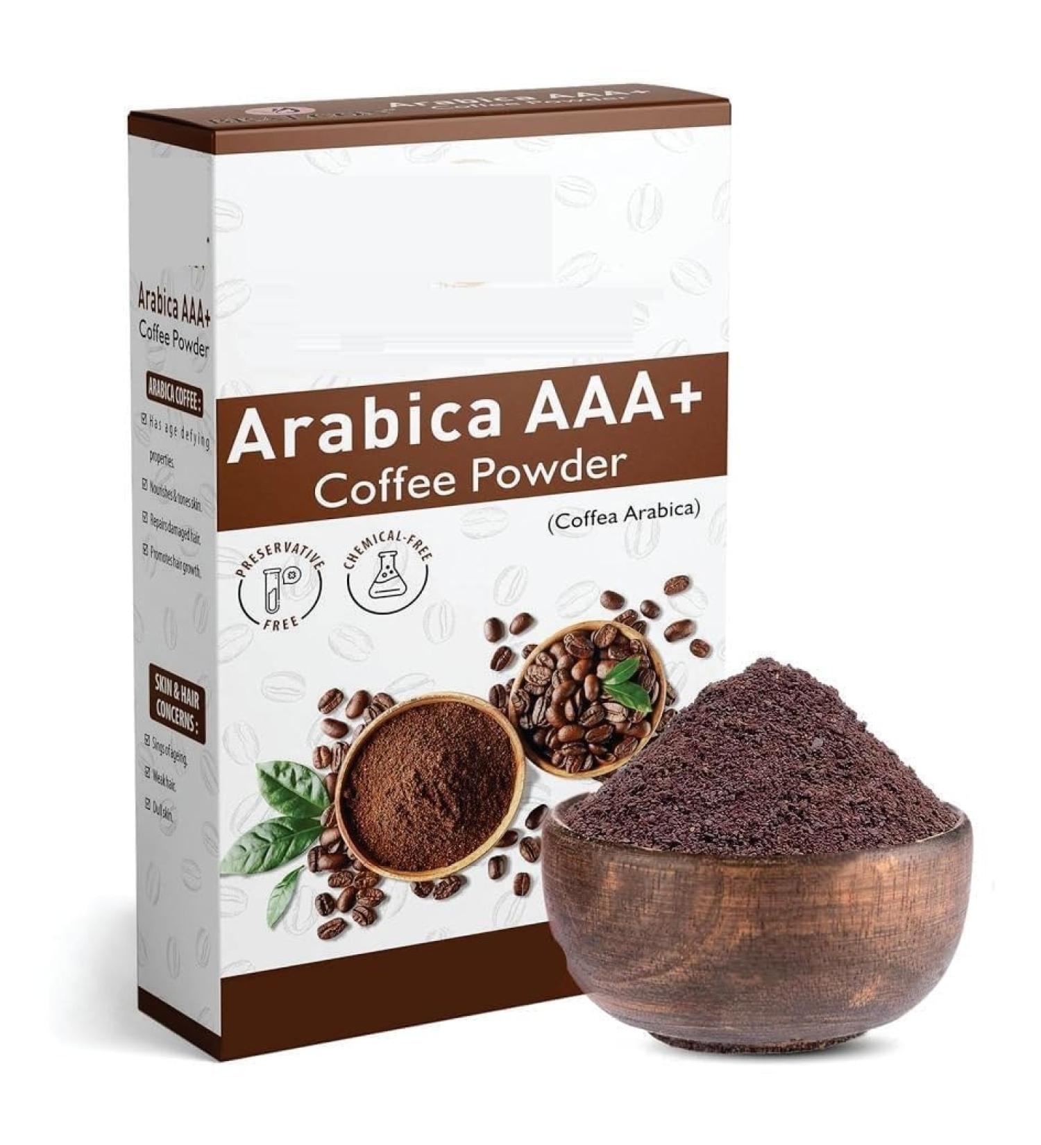 3.52oz Organic Arabica AAA+ Co.ffee Powder-100g|Co.ffee Powder Body Scrub Tan Removal|100% Natural Co.ffee Powder for Skin & Hair - Buy Online on GoSupps.com