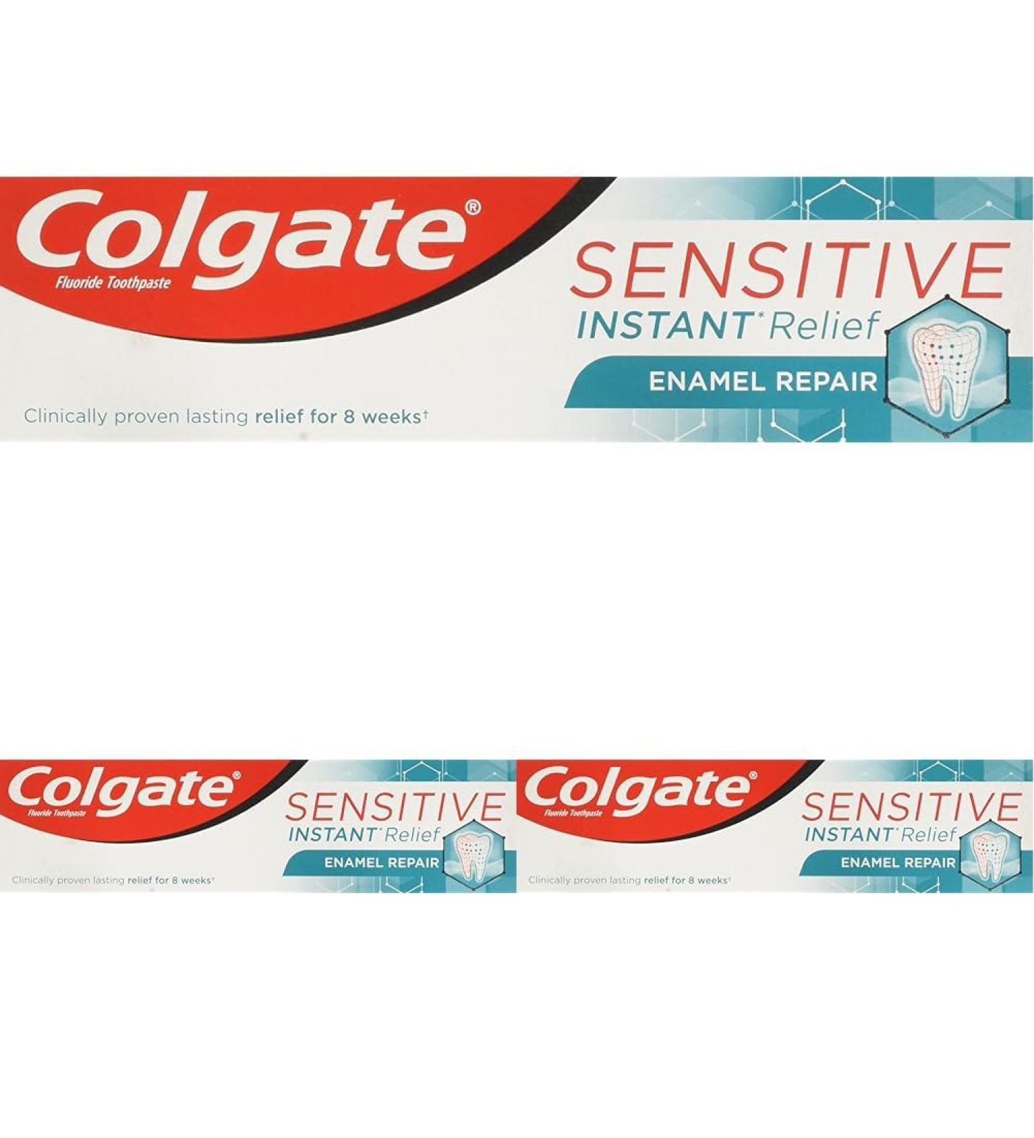 Colgate Sensitive Instant Relief Enamel Repair Toothpaste 75ml (Pack of 3) 75 ml (Pack of 3) - Buy Online on GoSupps.com
