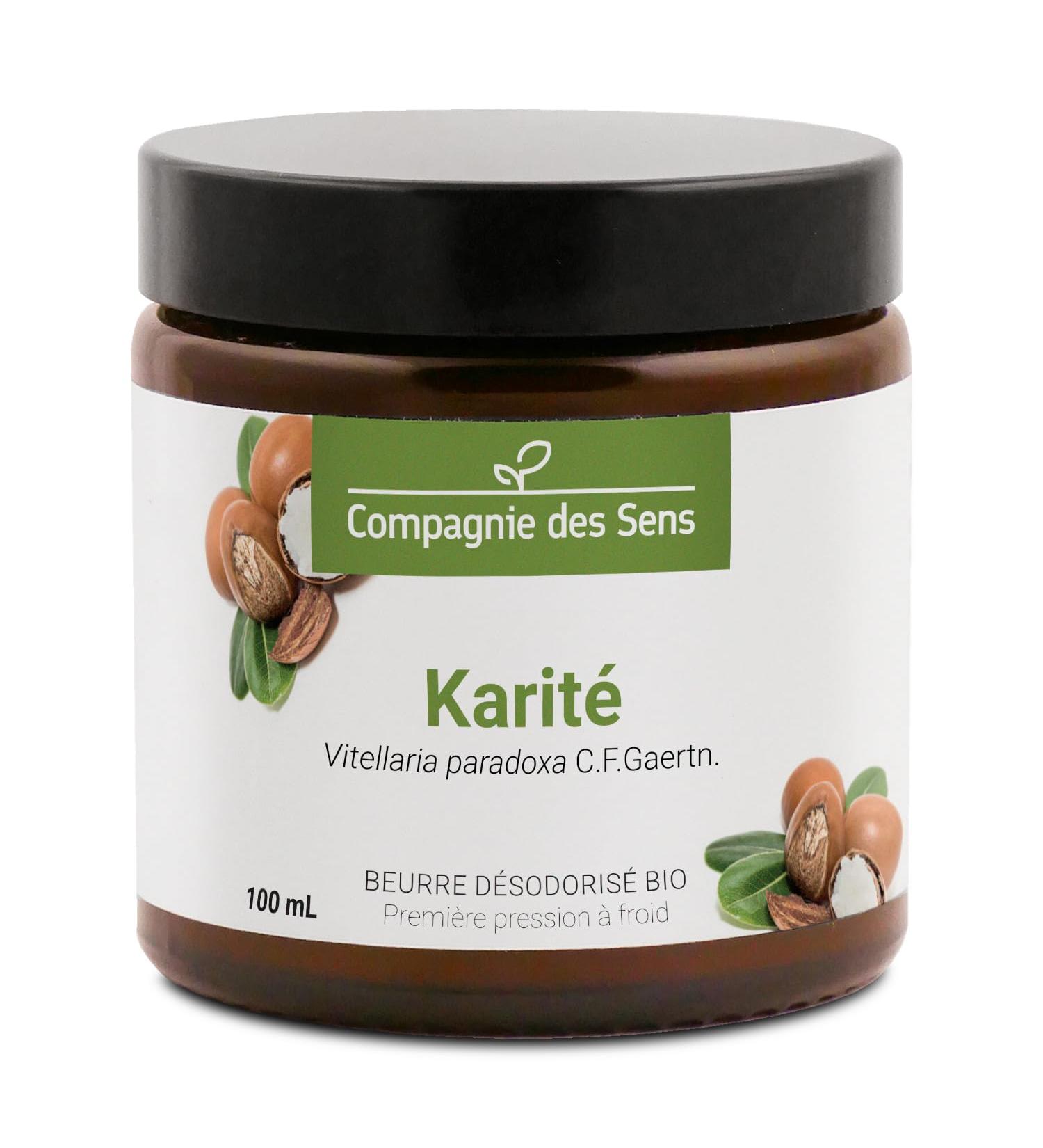 La Compagnie des Sens Deodorized Shea Butter - Organic Vegetable Butter - Glass Jar - First Cold Pressing - 100mL - Buy Online on GoSupps.com