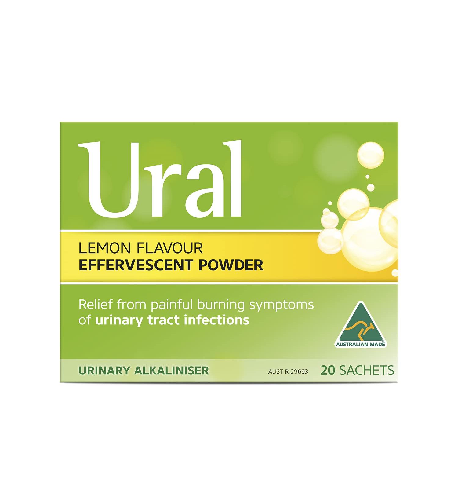 Ural Urinary Alkaliniser Effervescent Powder 28 Sachets
