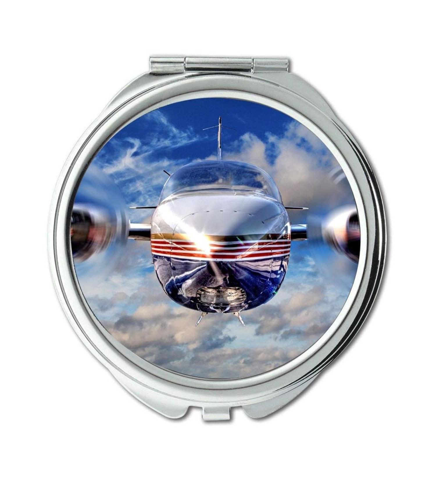 high definition aircraft Mirror makeup mirror street fighter 3ds pocket mirror portable mirror - Buy Online on GoSupps.com