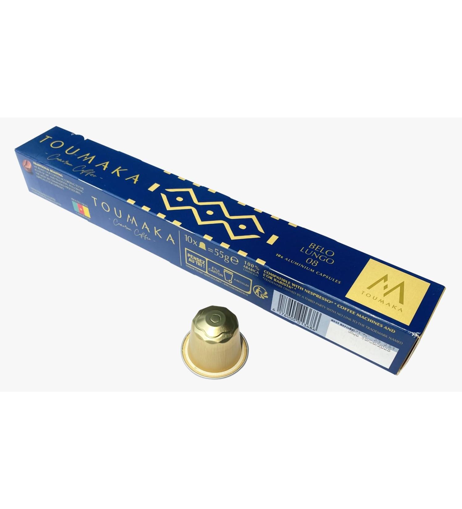  TOUMAKA TOUMAKA BELO LUNGO Coffee Intensity 8: Honey and dried fruit perfect for a sweet and aromatic lungo. - Buy Online on GoSupps.com