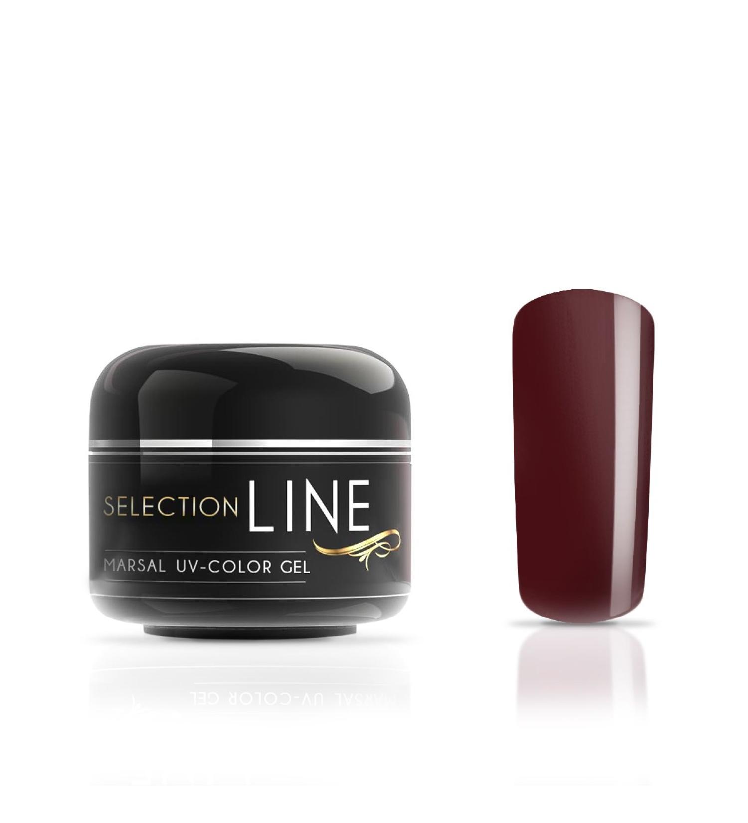 N&BF Selection Line UV Farbgel Marsal La Tortura |5ml Profi Color Gel medium viscos |Color gel red brown |Made in EU |Color gel for Geln gel & Nail Art |Red -brown premium nail gel