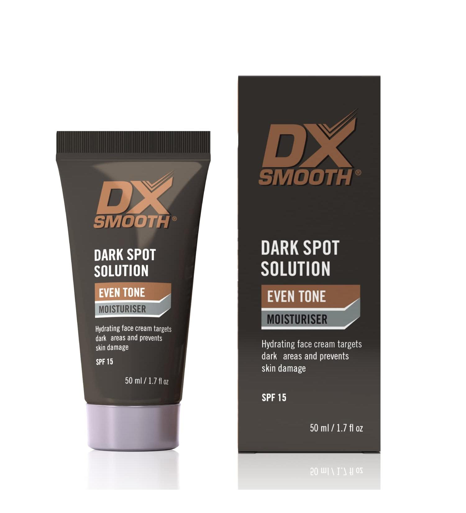 DX Smooth Even Tone Moisturiser Moisturiser and Dark Spot Solution For Men 50ml - Buy Online on GoSupps.com