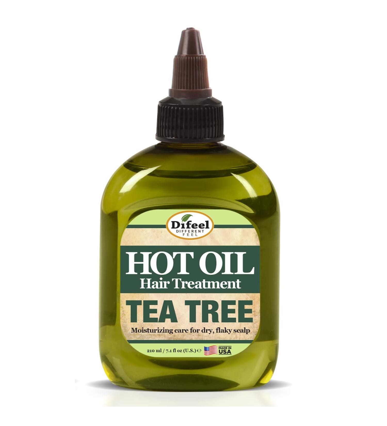 Difeel Tea Tree Hot Oil Treatment 7.1 oz - Nourishing Hair Care for Healthy Scalp & Hair | International Shipping Available - Buy Online on GoSupps.com