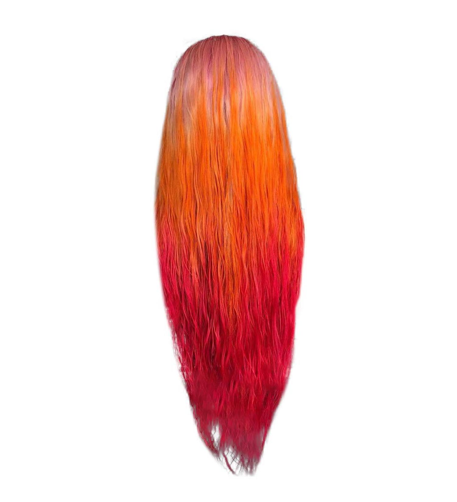 Buy Ladies Long Curly Synthetic Wig | 50s-80s Brazilian Wavy Cosplay Hair | International Shipping - Buy Online on GoSupps.com