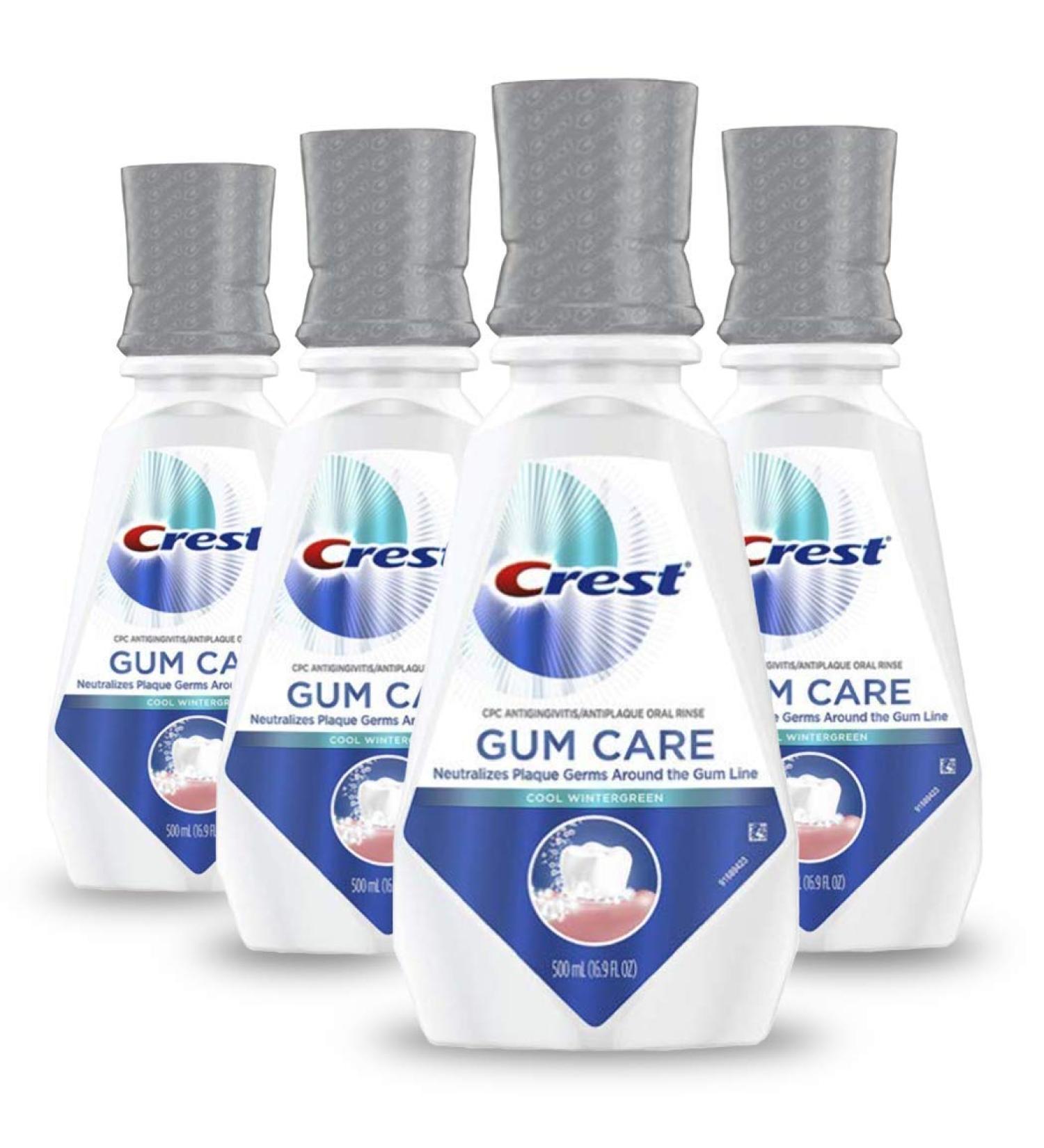Crest Gum Care Mouthwash - Cool Wintergreen 16.9 fl oz | Best Oral Care Solution - Buy Online on GoSupps.com