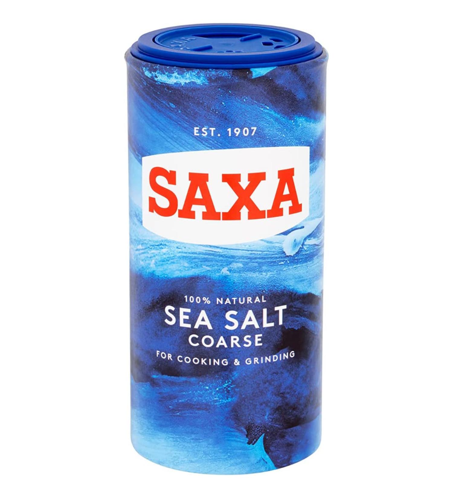 3 x Saxa Sea Salt Coarse 6 x 350g