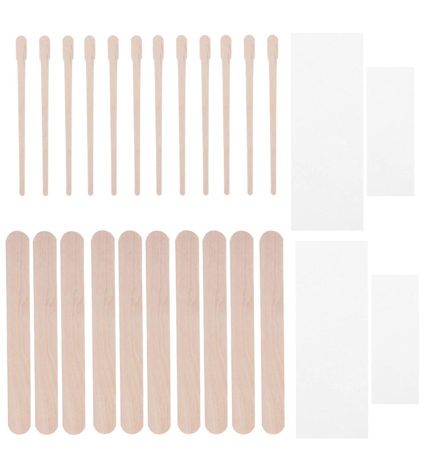 Ipetboom 400pi ces Kit de B tonnets de Cire pour pilation Corps Visage Jetables Applicateurs Bois - Buy Online on GoSupps.com