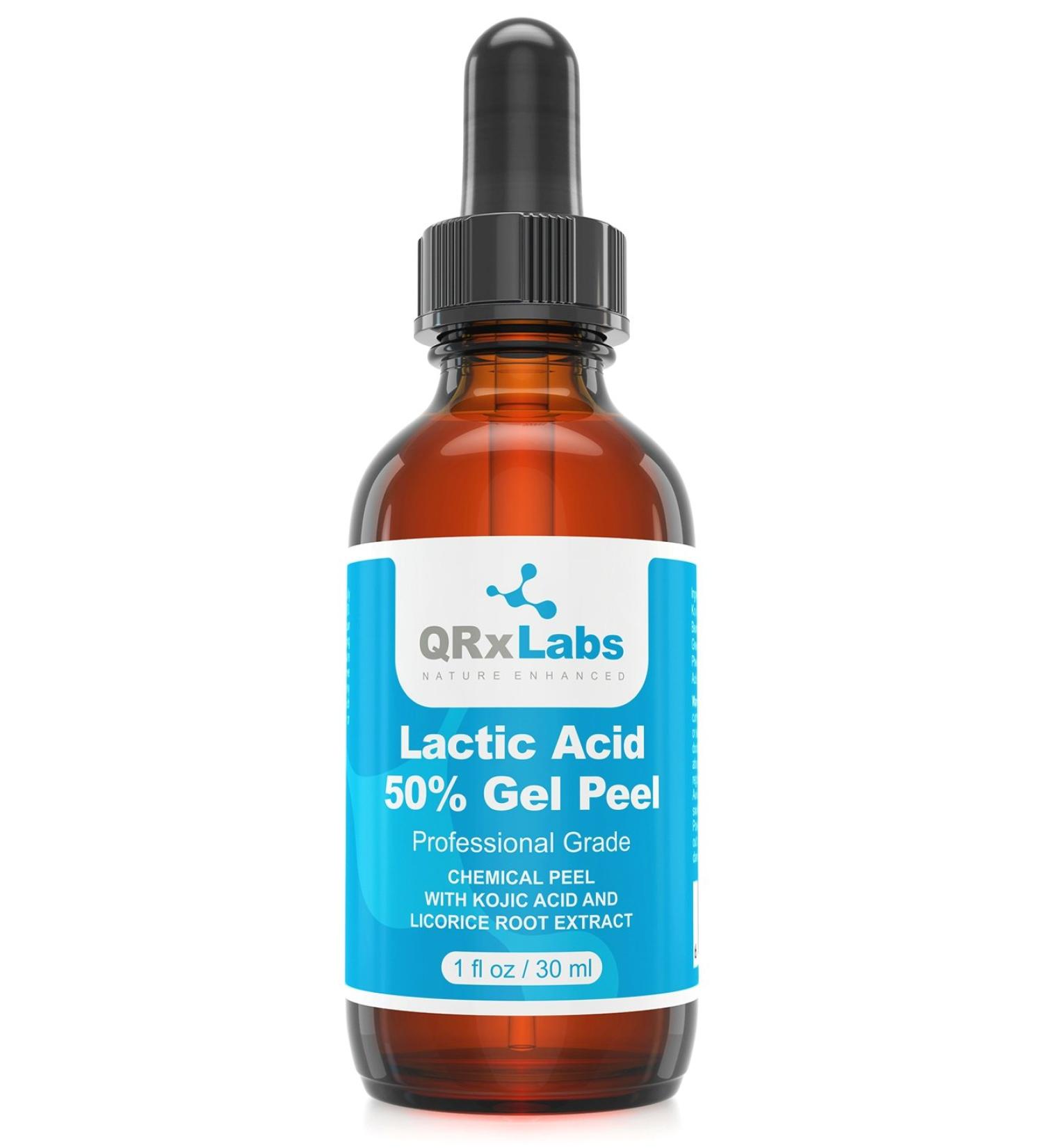 Lactic Acid 50% Gel Peel with Kojic Acid - Professional Grade Chemical Face Peel - 1 fl oz - Buy Online on GoSupps.com