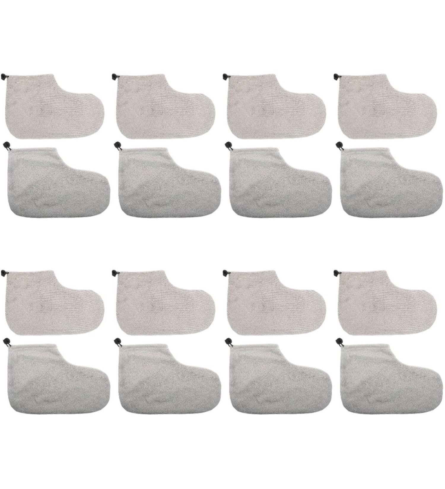 FRCOLOR 8 Pairs Wax Therapy Warm Foot Cover Bathing Foot Cover Feet Wax Bags Wax Foot Wrapping Cover Paraffin Heated Foot Booties Paraffin Wax Bath Liners Foot Treatment Socks Spa Cotton - Buy Online on GoSupps.com