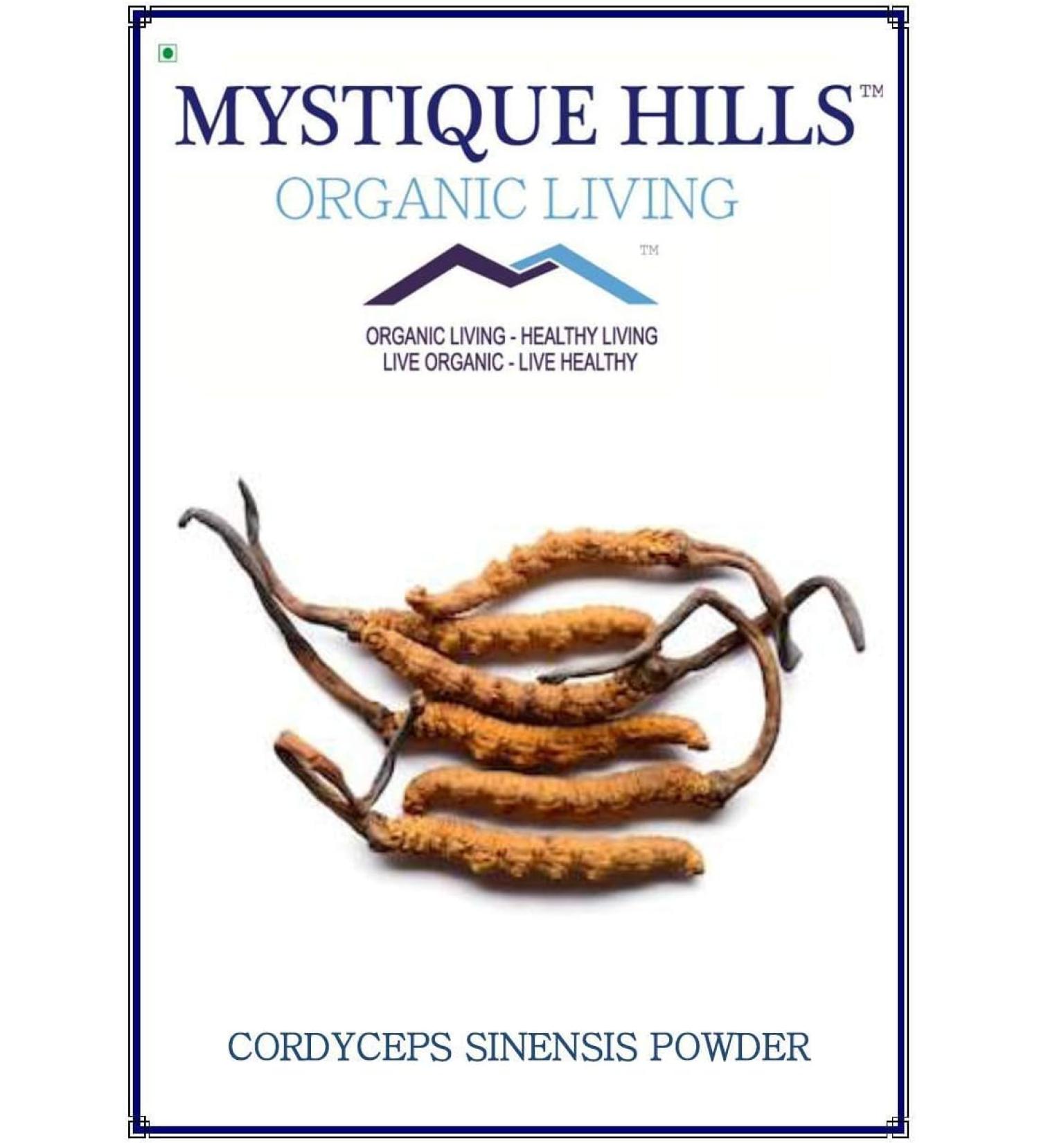 JAY Cordyceps Sinensis Powder (Caterpillar Fungus) Ophiocordyceps Sinensis Mushroom 100 g - Buy Online on GoSupps.com