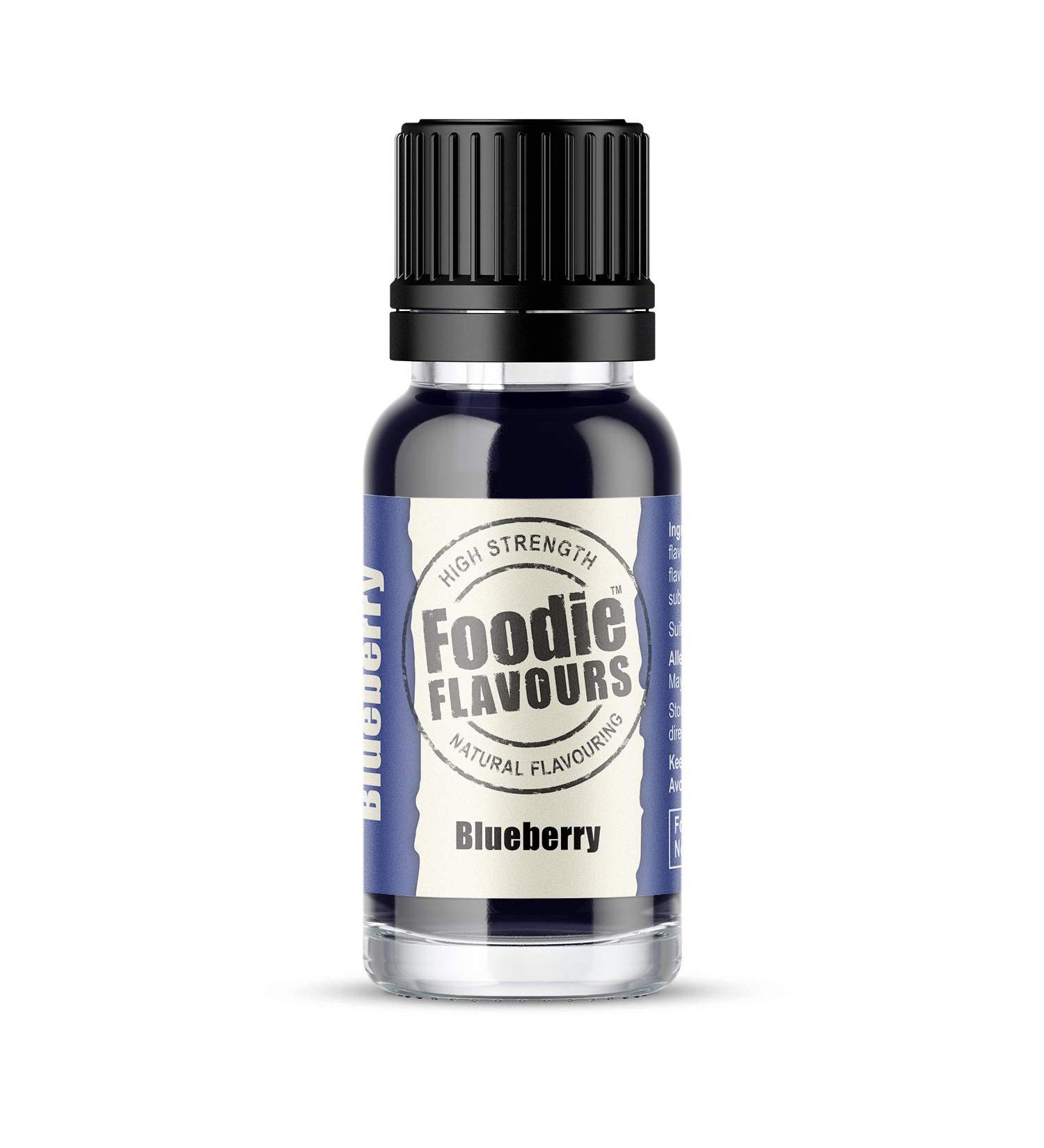 Foodie Flavours Blueberry 15ml - Natural Blueberry Flavouring (Pack of 1) - Buy Online on GoSupps.com