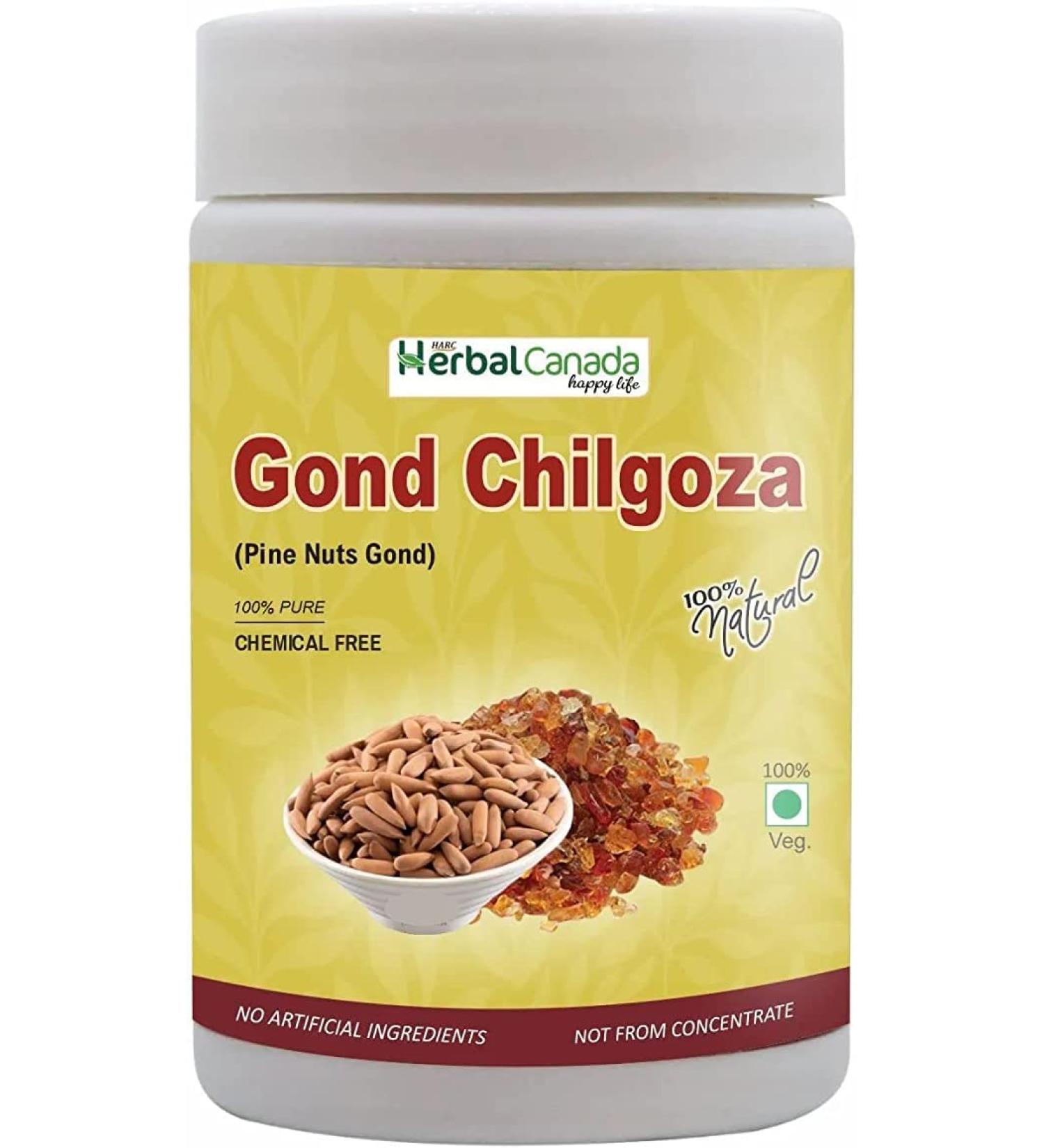 Fett Gond Chilgoza | 100% Pure & Natural Plant Based Product | 100g + 20g Extra - Pack of 1