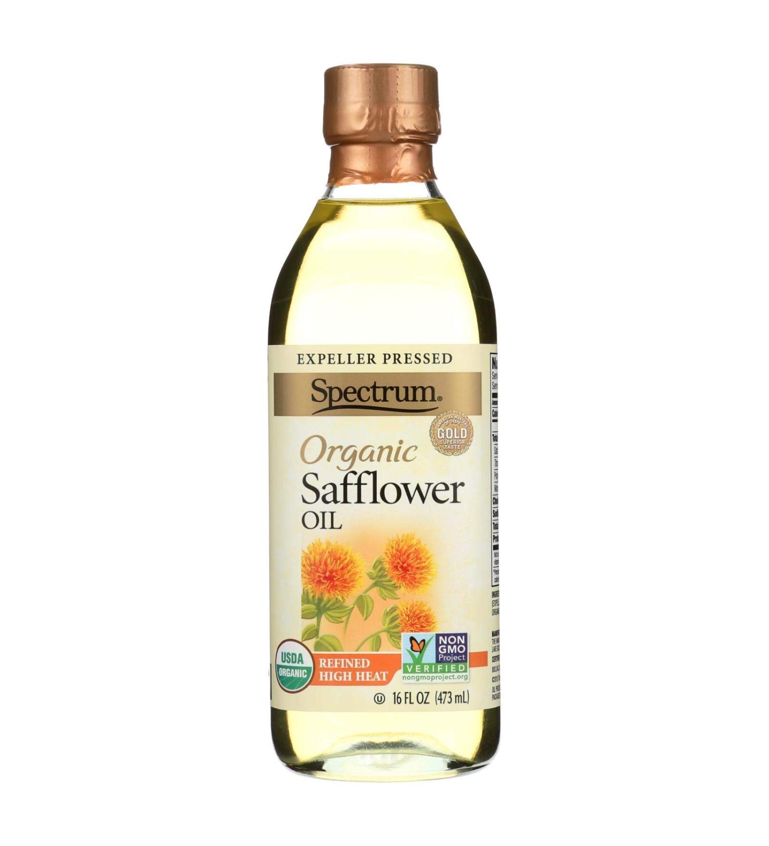 Spectrum Culinary Organic Safflower Oil High Oleic 16 fl oz (473 ml)