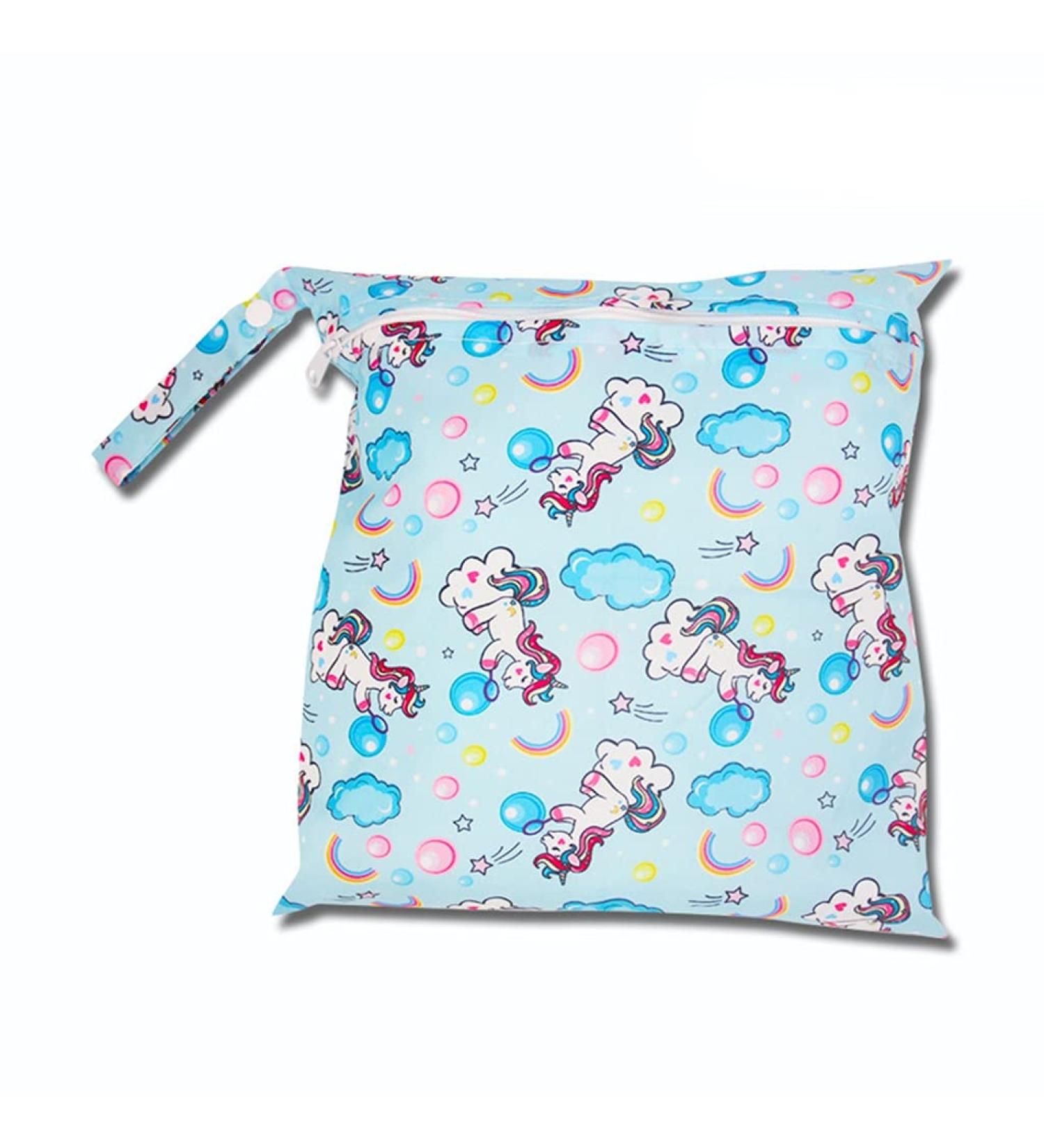 Buy Egurs Wetbag Waterproof Reusable Diaper Bag | International Shipping | Nappy Bag - 30x28cm Horse Design - Buy Online on GoSupps.com