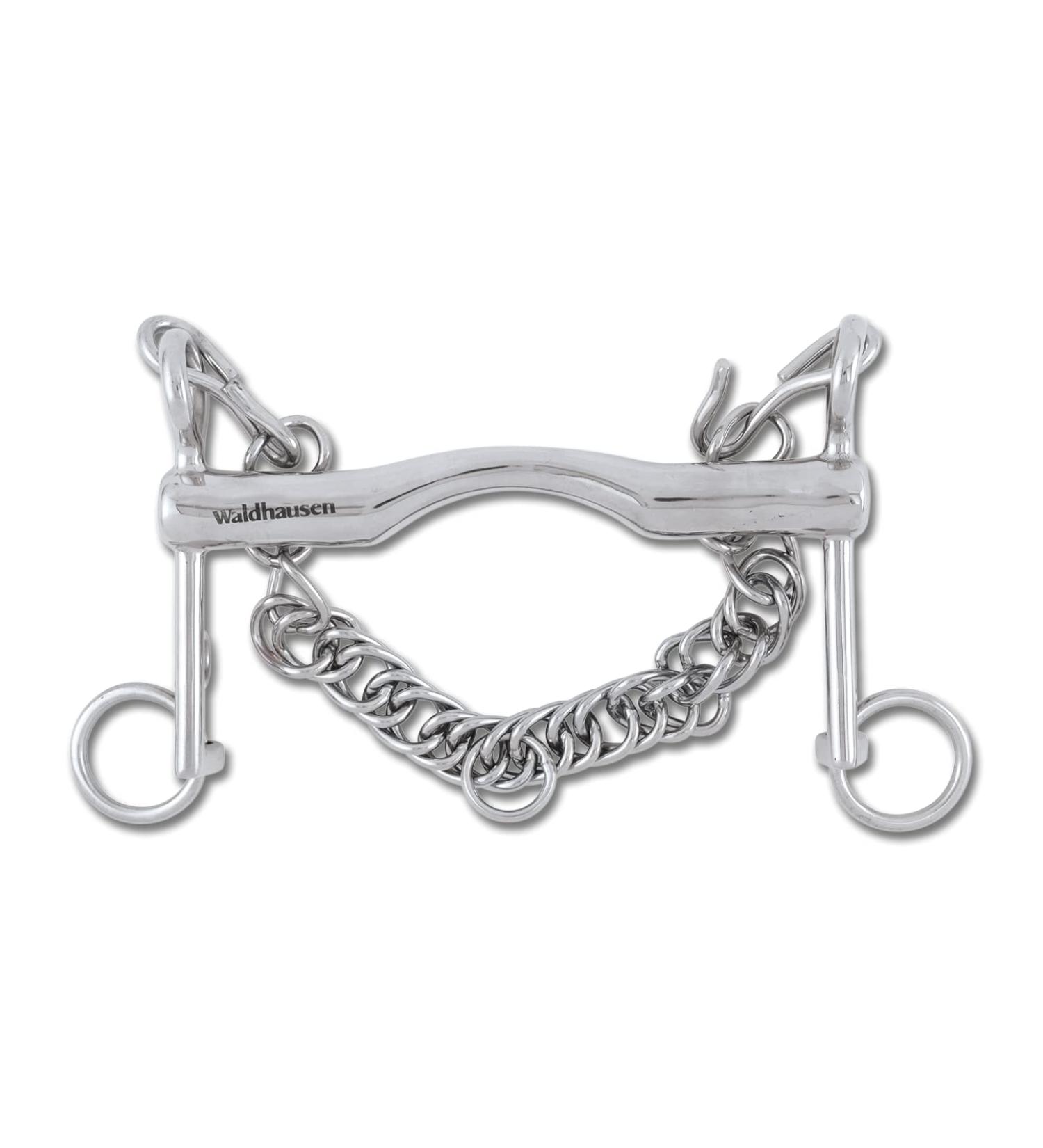 WALDHAUSEN curb bit short bridle width 12.5 cm