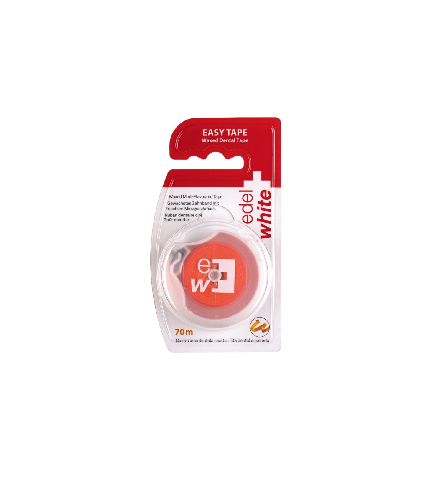 Edel+White Easy Wached Dental Floss 70m | Mint & Caipirinha Flavor | Effective Interdental Cleaner for Optimal Oral Hygiene - Buy Online on GoSupps.com