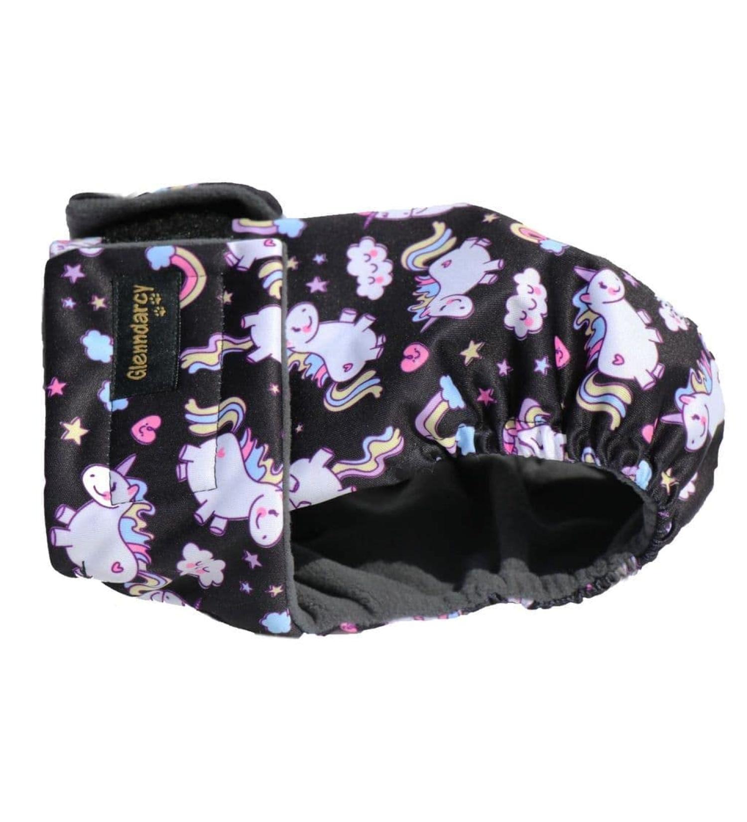 Glenndarcy Dog Diapers Without Tail Hole - Medium Unicorn Design | Perfect for French Bulldogs & More - Buy Online on GoSupps.com