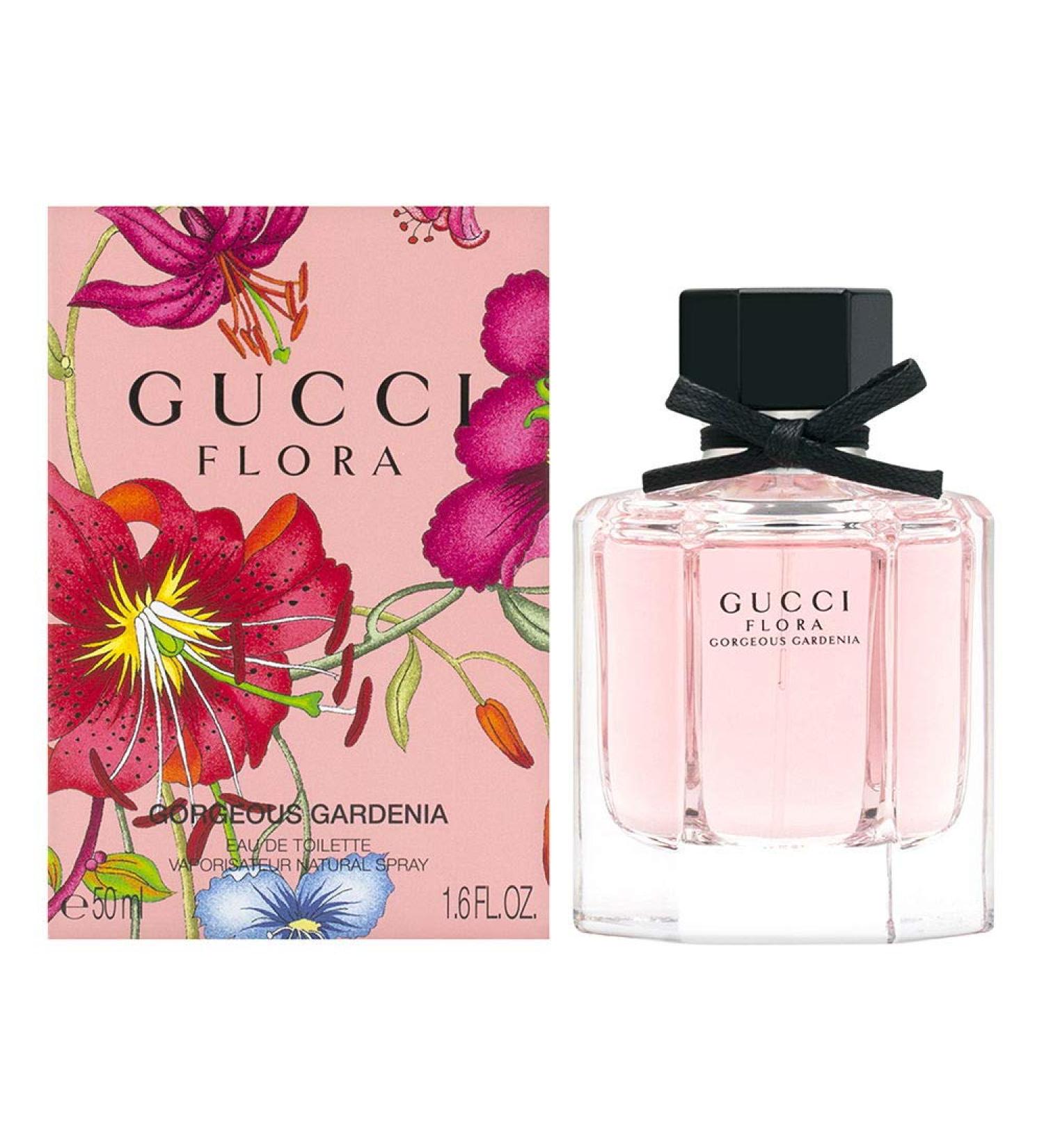 Gucci Flora Gorgeous Gardenia Eau De Toilette Spray for Women 1.7 Ounce