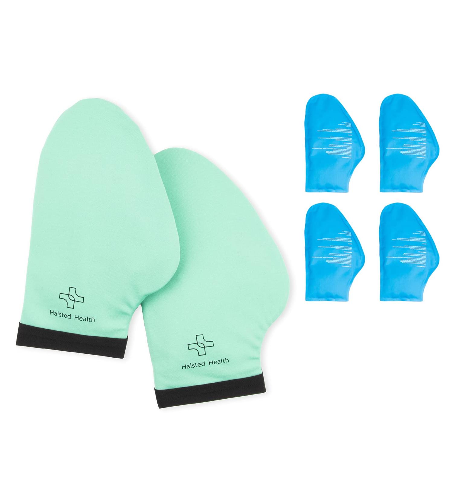 Advanced Gel Cold/Hot Therapy Gloves for Arthritis & Neuropathy Relief - 2 Gloves, 4 Gel Packs & Storage Bag (Small/Medium) - Buy Online on GoSupps.com
