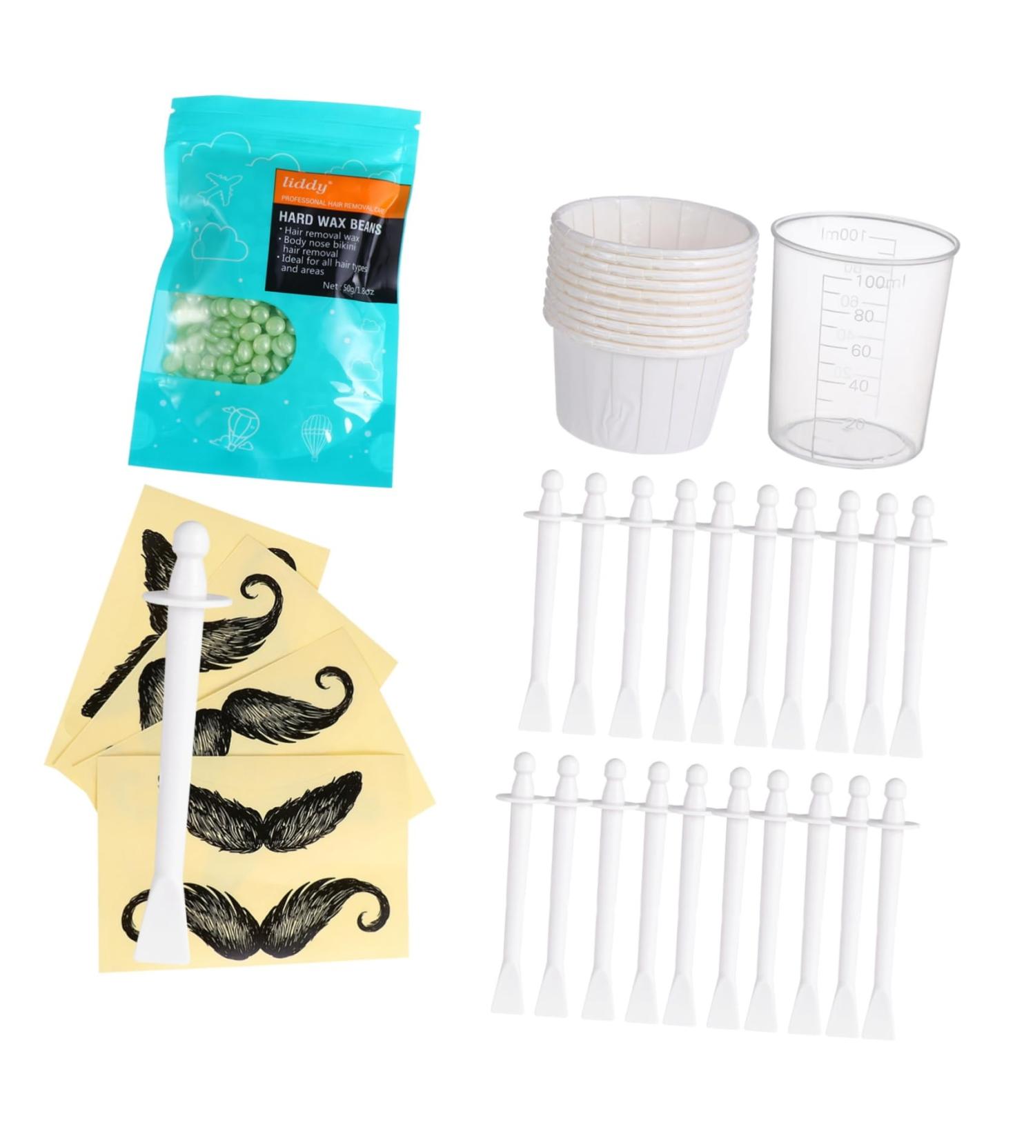Healeved Nose Hair Removal Kit - Sable Wax Applicator & Spatel for Easy Nasal Waxing - Buy Online on GoSupps.com