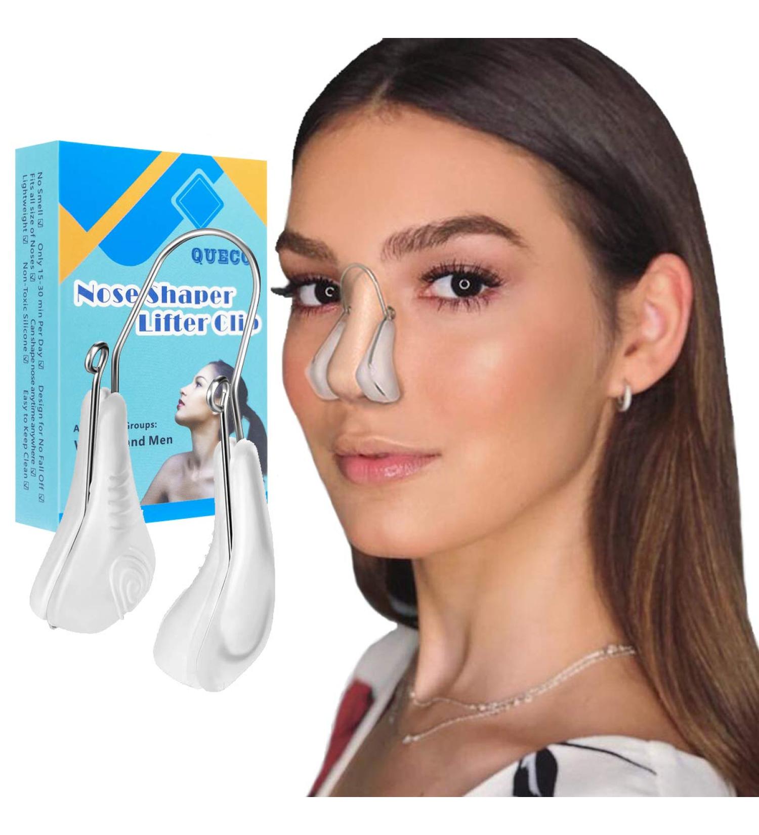 Nose Shaper Clip | Pain-Free Nose Bridge Straightener & Corrector | Silicone Nose Slimmer Rhinoplasty Device | Nose Up Lifting Clip Beauty Tool(Unisex) - Buy Online on GoSupps.com