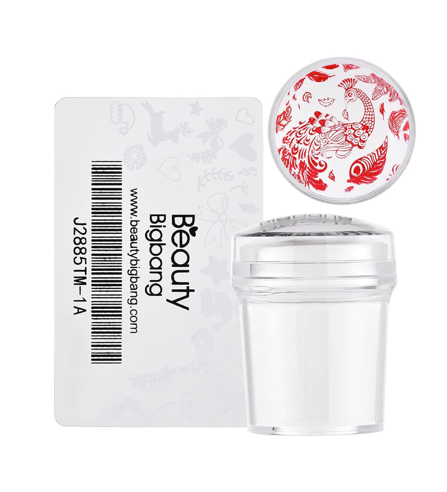 BEAUTYBIGBANG French Tip Nail Stamper Clear Silicone Jelly Stamping Kit - Buy Online on GoSupps.com