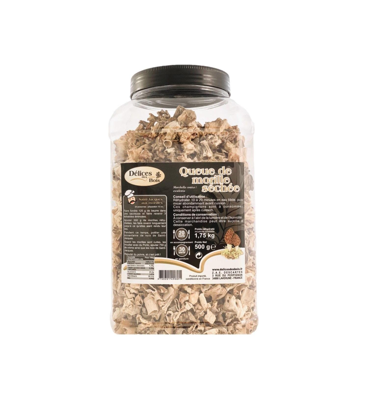 Morel tail - 500g jar