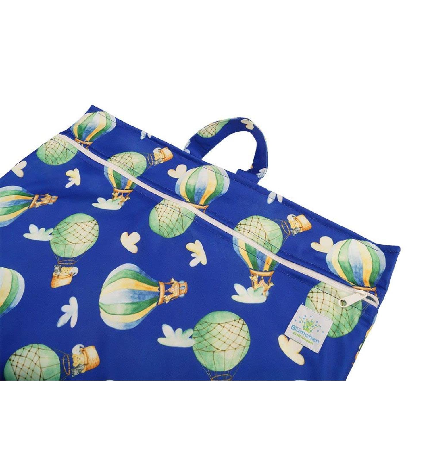 Flower hanging diaper bag XL with zipper (balloon)