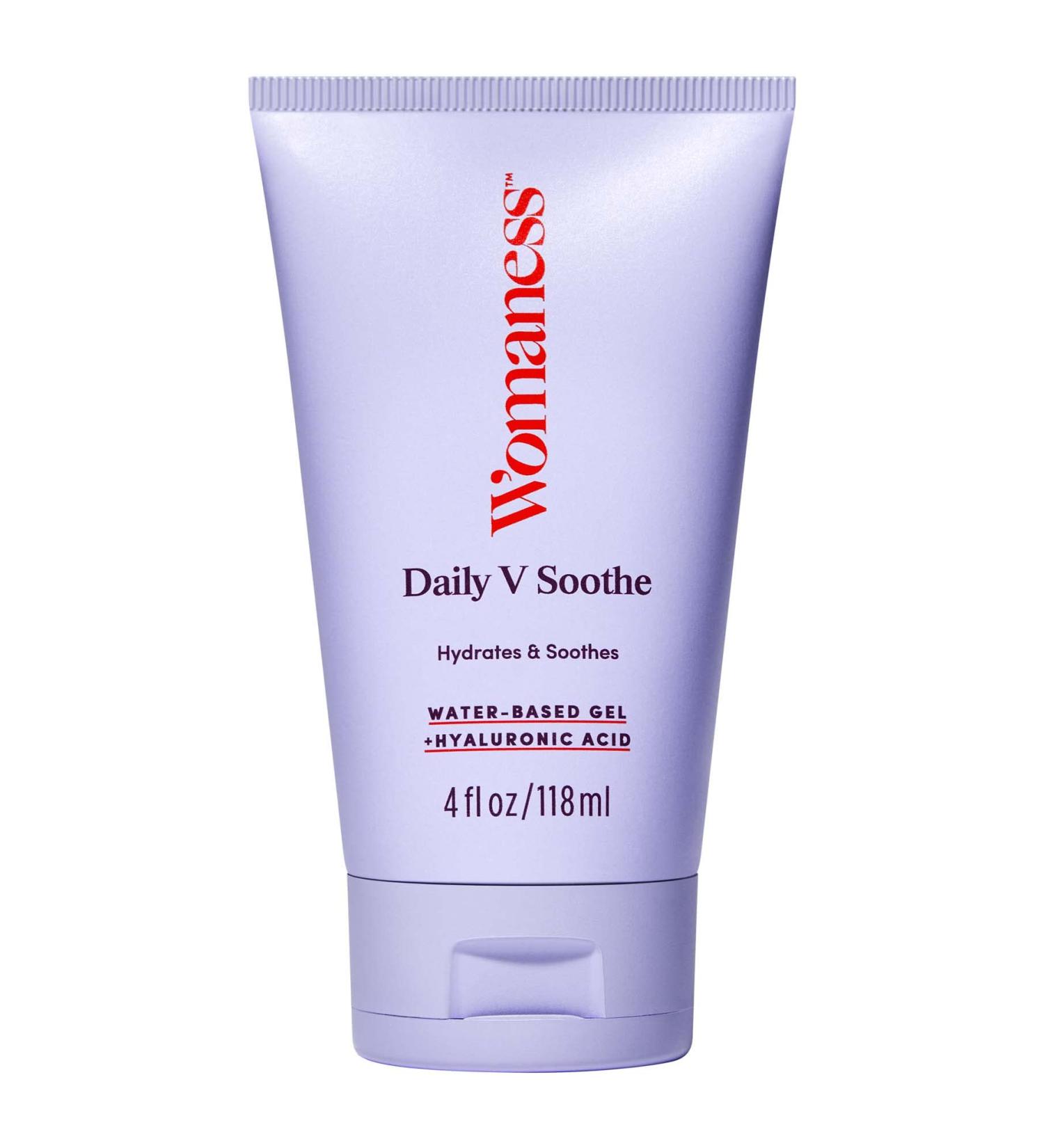 Womaness Daily V Soothe Gel - Menopause Support for Dryness - Hyaluronic Acid External Hydrator - Vegan & Hormone-Free (4oz) - Buy Online on GoSupps.com