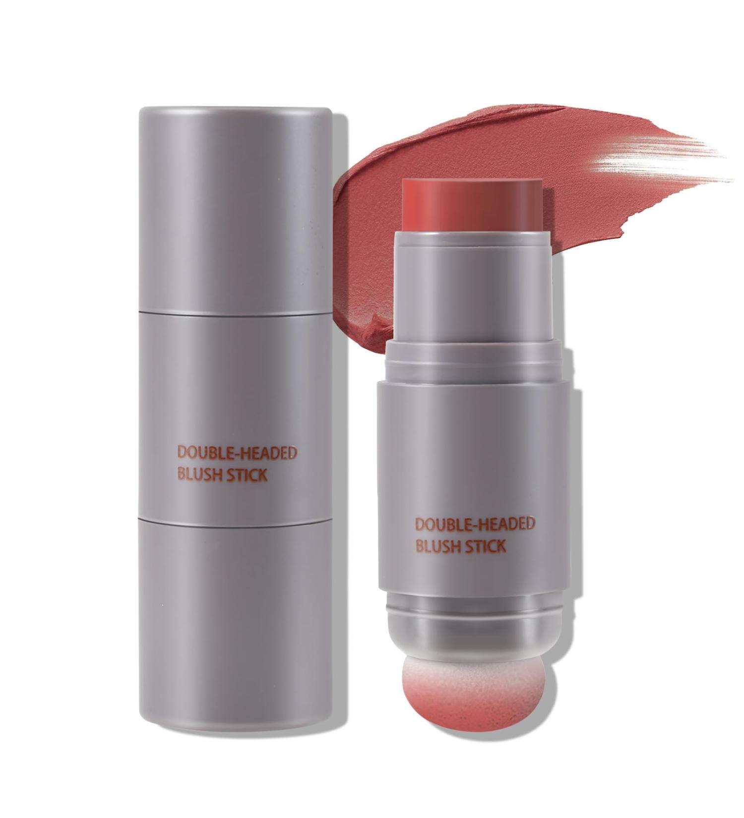 BOOBEE CREME ROUGE Stick Double-Head Lightweight Color Makeup for Cheek Lip & Eye | 10g Natural Long-Lasting 03# - Buy Online Worldwide - Buy Online on GoSupps.com