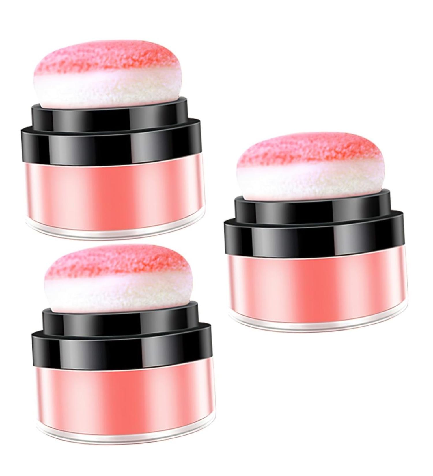 PLAFOPE 3pcs Oil Control Cushion Blush Blusa Matte Blush Korean Blush Cushion Makeup Blush Pink Rosy Plastic - Buy Online on GoSupps.com