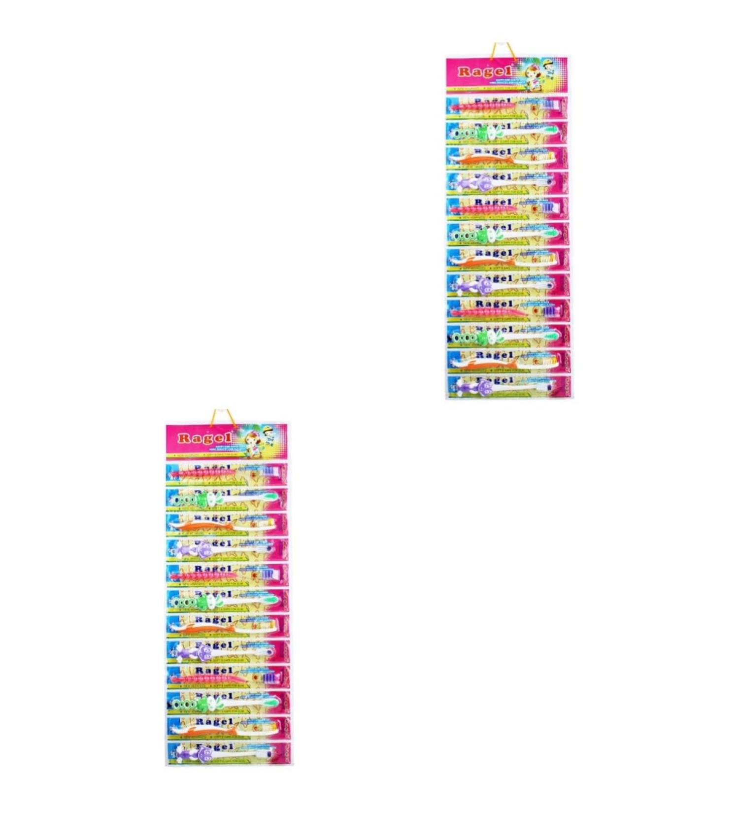 Partykindom 24 STK Infant Toothbrushes - Sensitive & Reusable Children's Toothbrush for Toddlers - Boys Whitening Cleaning Brush - Buy Online on GoSupps.com