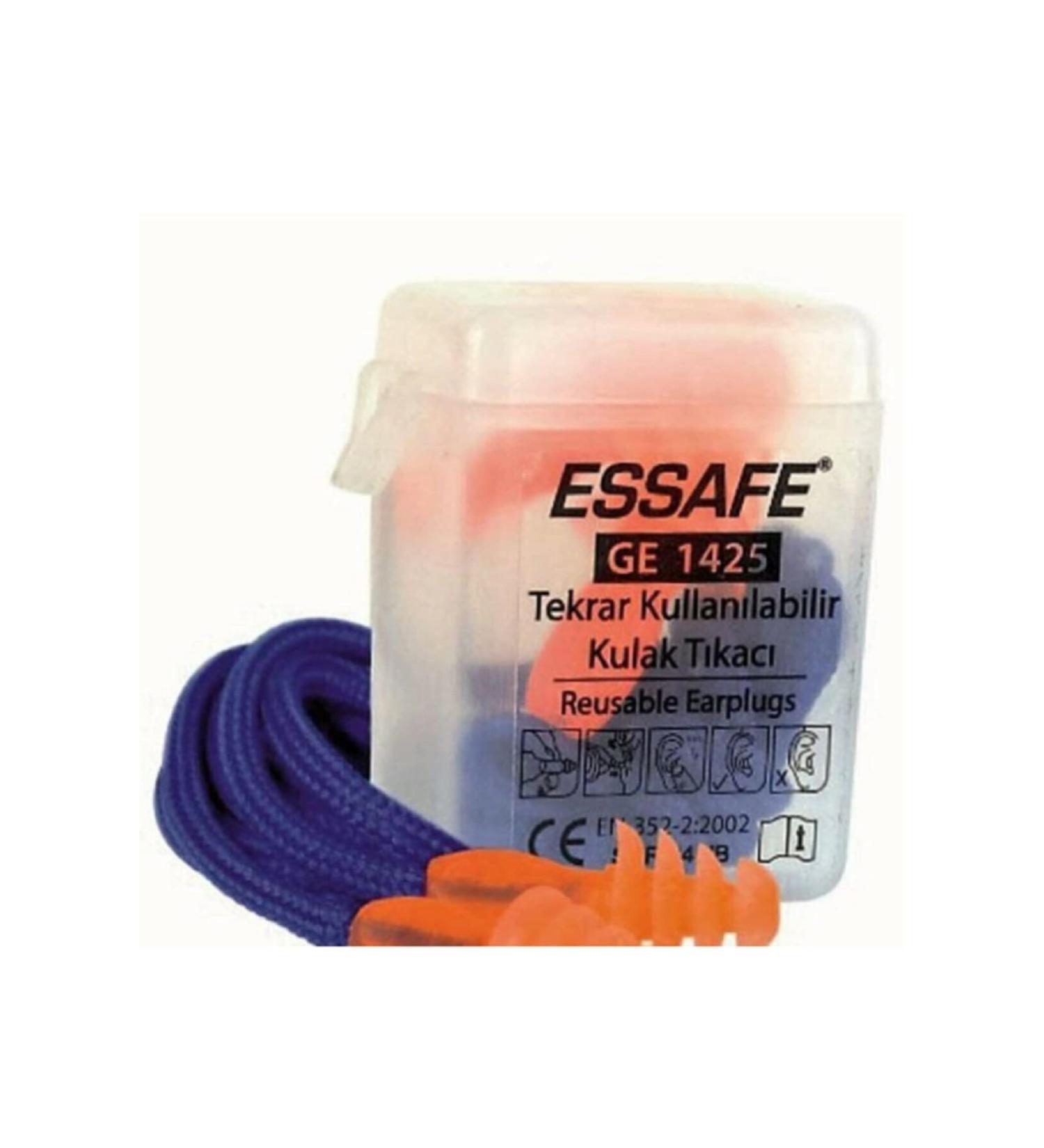 1pc Waterproof Soft Ear Plugs Silicone Corded Reusable Hearing Protect Safety Earplugs Washable Noise Defense