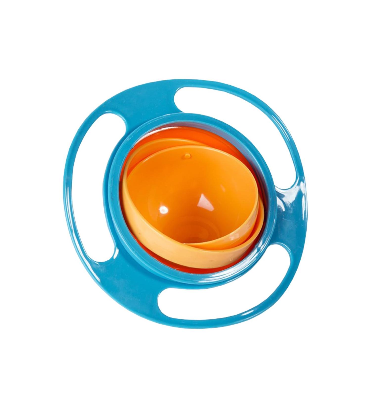 Amnool Universal Gyro Bowl - Anti-Spill 360 Rotatable Leak-Proof Bowl for Babies & Children - Buy Online on GoSupps.com