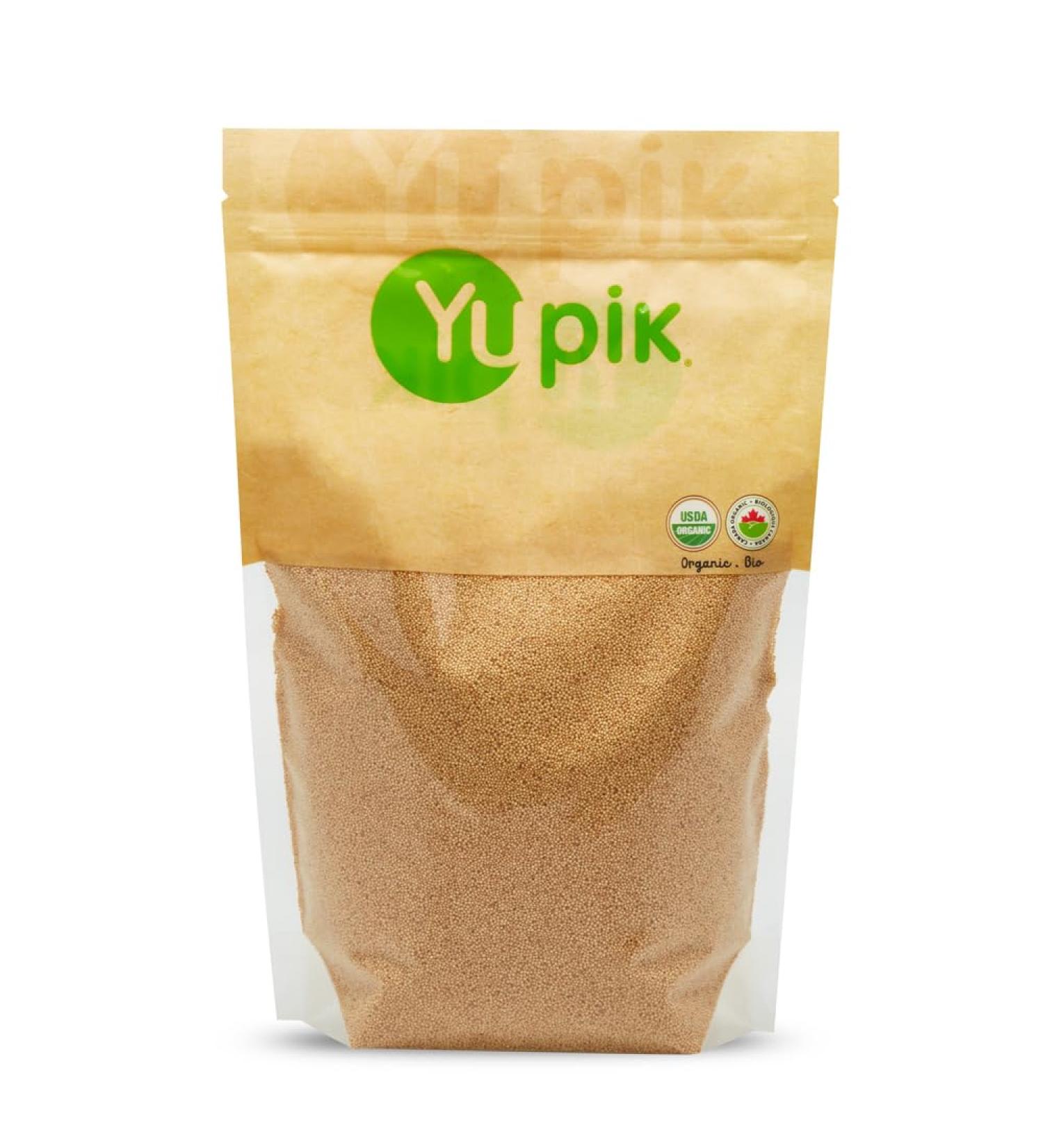 Yupik Organic Amaranth Non-GMO Vegan Gluten-Free 1 Kilogram 1 kg (Pack of 1) - Buy Online on GoSupps.com