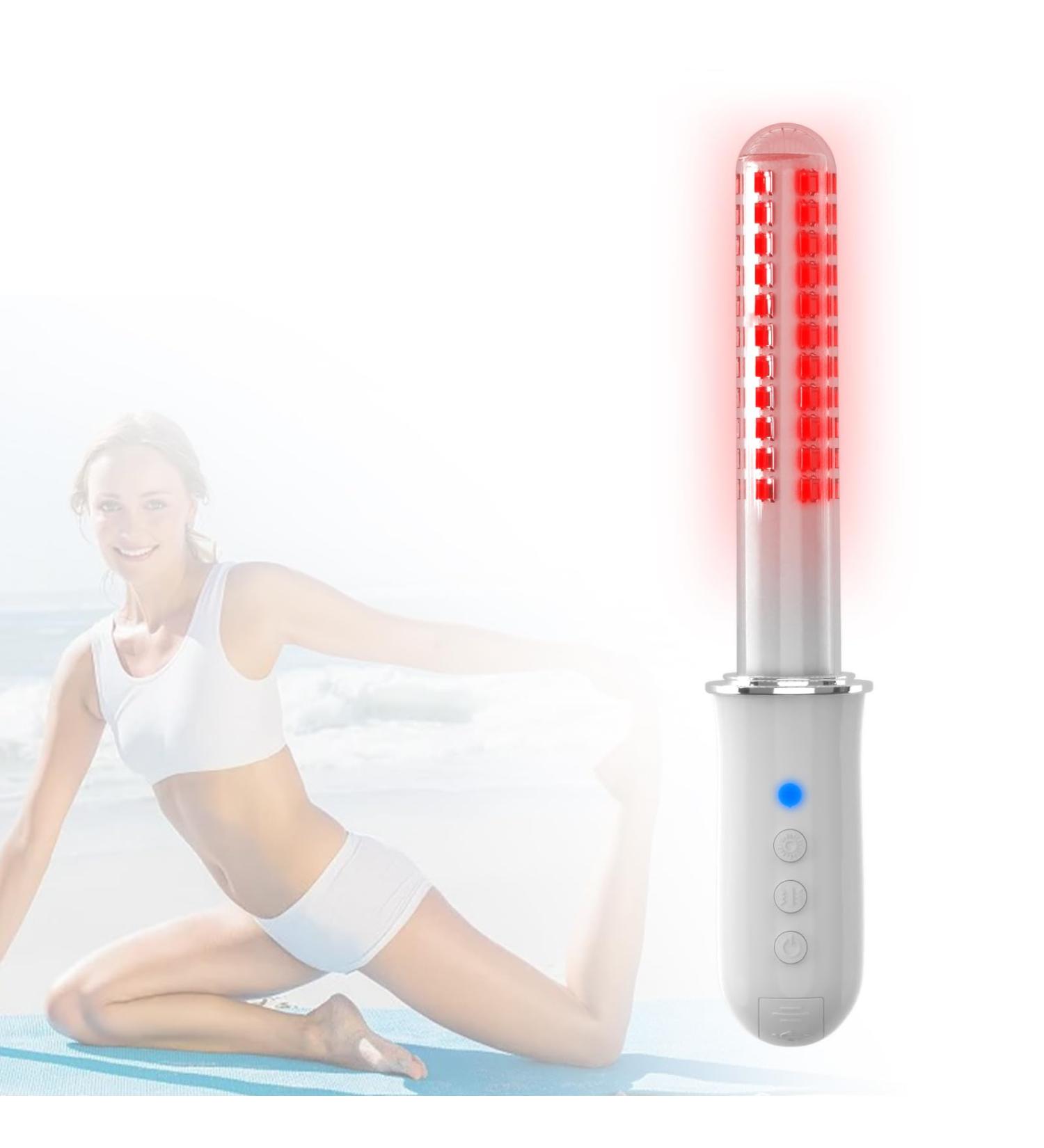 Vaginal Rejuvenation Wand | Red & Blue Light Gynecological Therapy Device for Women | Enhance Vaginal Health & PH Balance - Buy Online on GoSupps.com