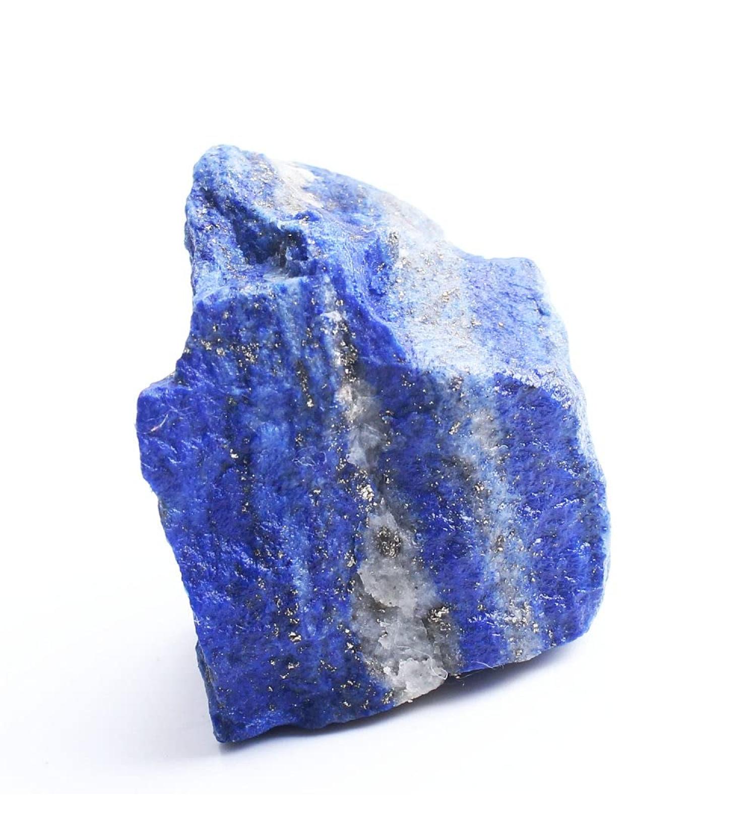 Natural Crystal Rough 1PC Natural Lapislazuli Rough Specimen Lazurite Rockstone Unpolished Irregular Shaped Reiki Home Decor Stones (Color : Lazurite 101-120g)