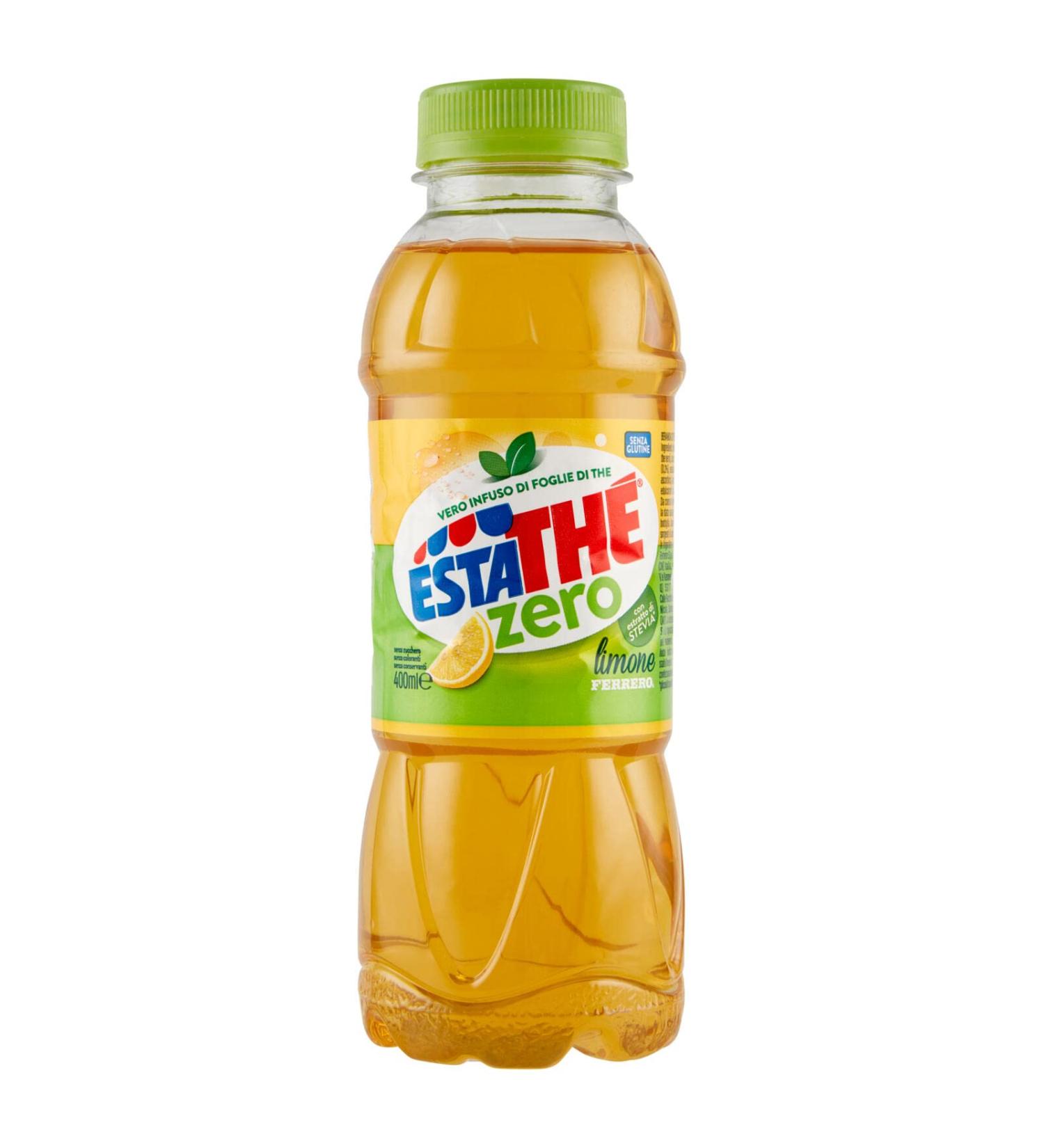 24x Ferrero Estathe Limone Zero iced tea Lemon tea infusion refreshing drink without sugar 40cl - Buy Online on GoSupps.com