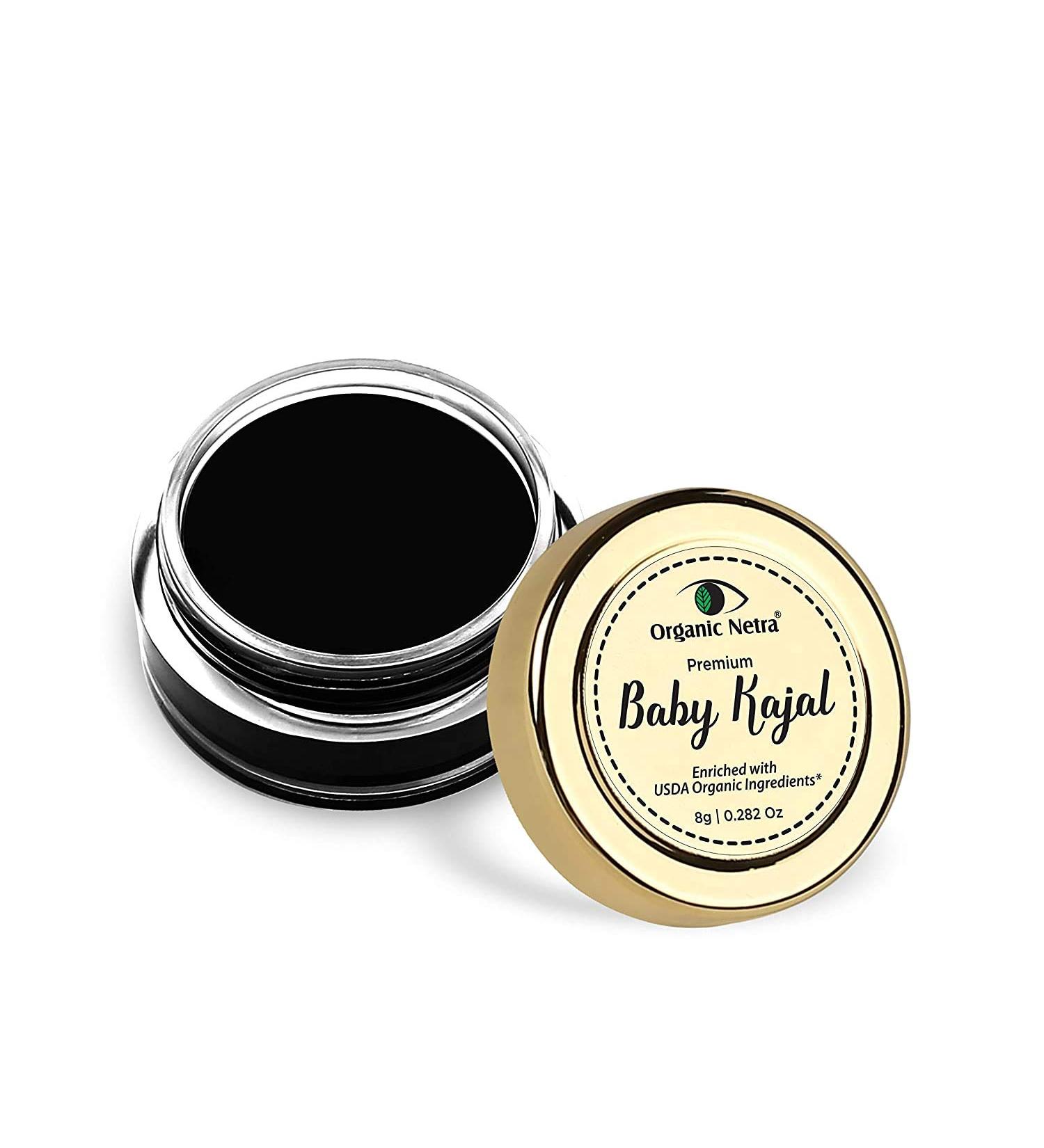 Organic Netra Baby Kajal - 100% Natural and Chemical-Free - 8g - Buy Online on GoSupps.com