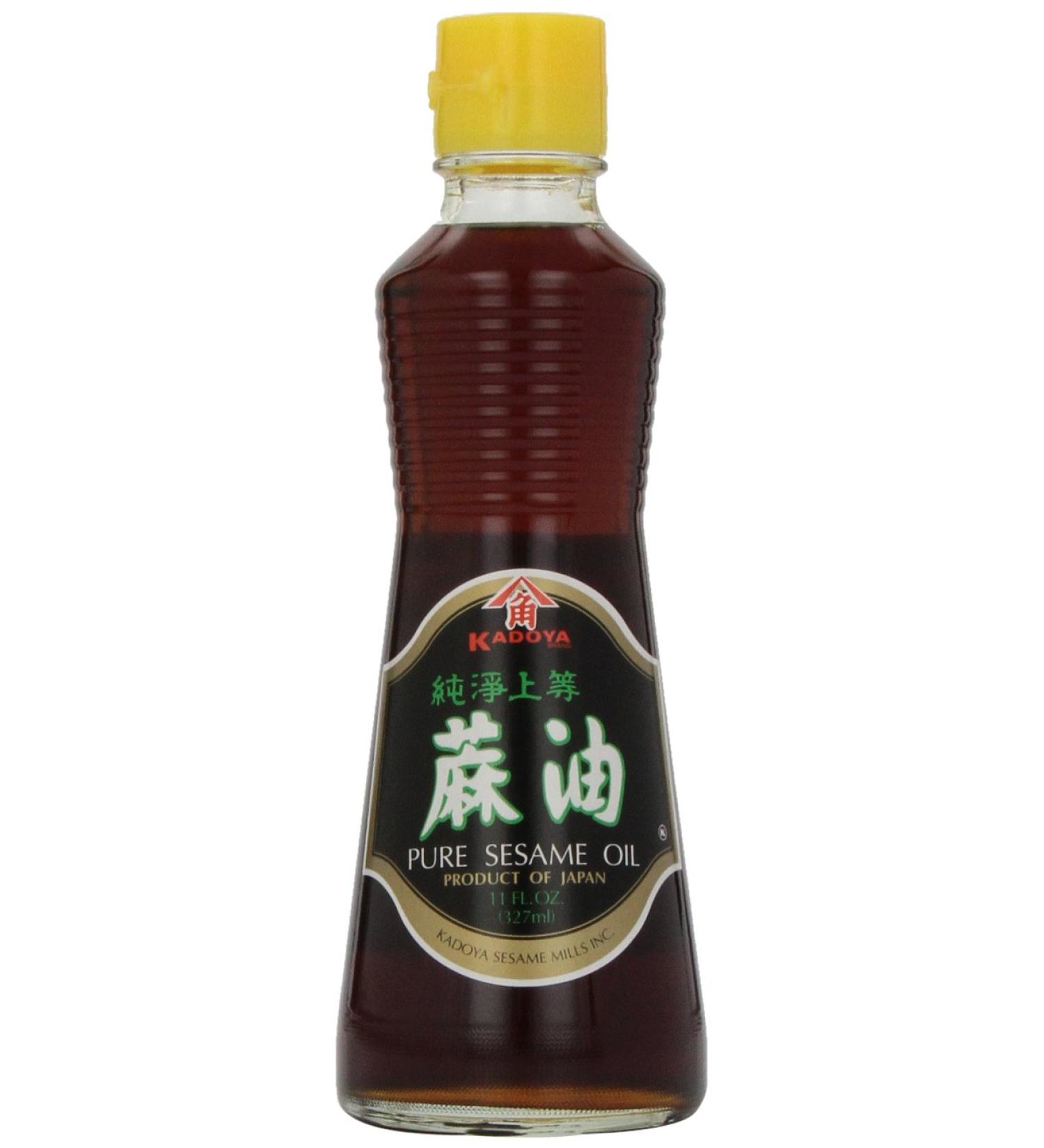 Kadoya Pure Sesame Oil 11 fl oz - Premium Quality Sesame Oil - Buy Online on GoSupps.com