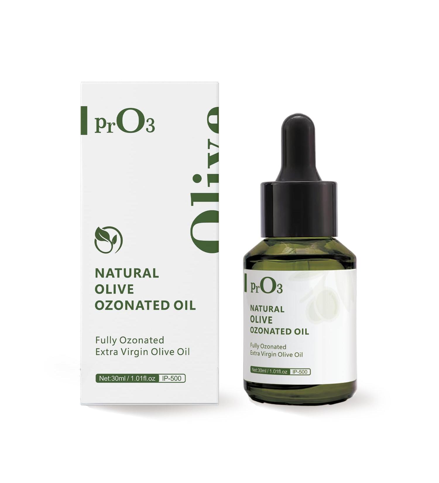 PrO3 Fully Ozoneted Olive Oil-100% Pure Ozone Oil-1 OZ-Glass Dropper Bottle-Organic Natural for Skin Care Essence Oil- Rich in Reactive Oxygen. - Buy Online on GoSupps.com