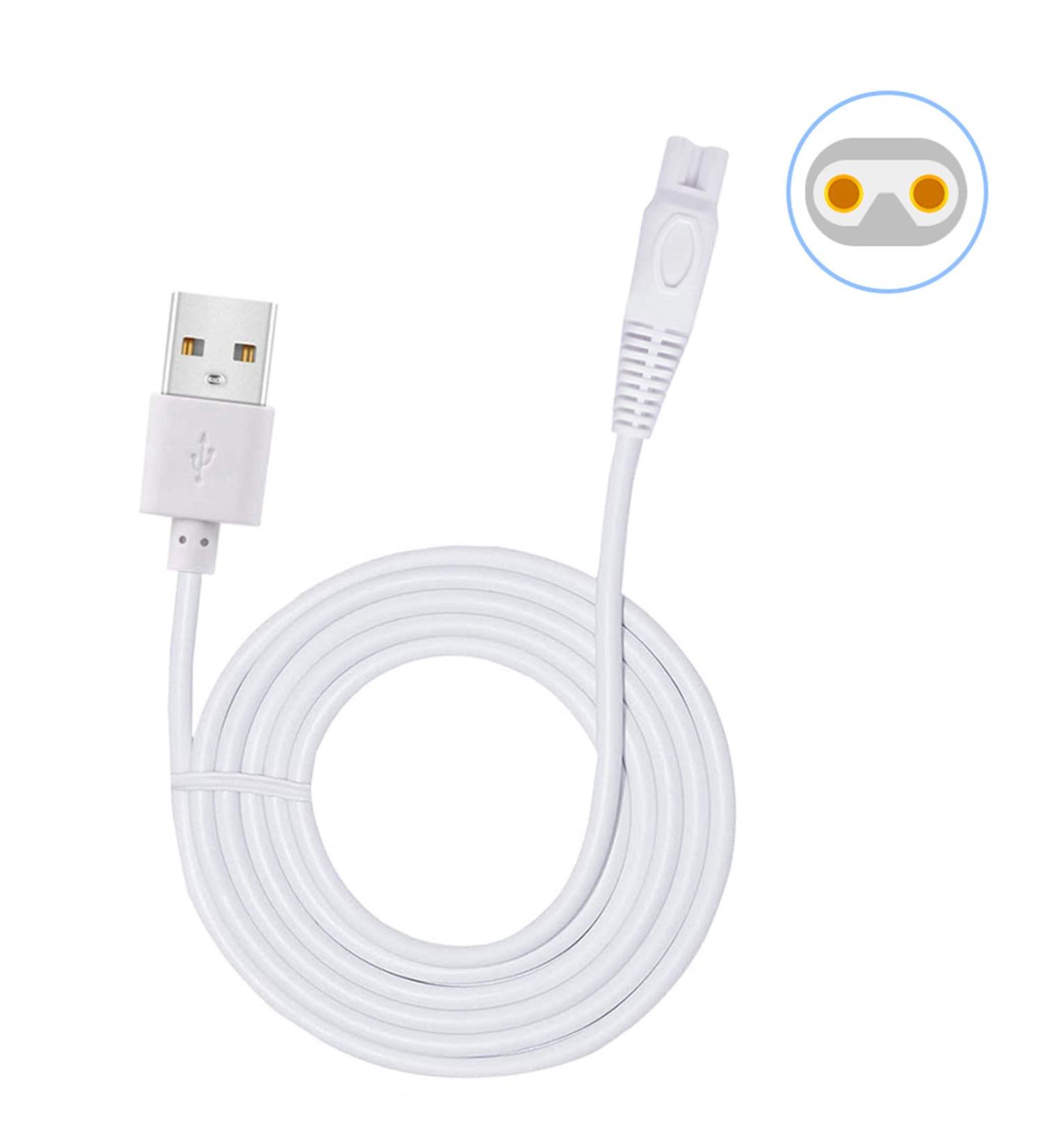 Finishing Touch Flawless Body Shaver Charger - USB Replacement Cable for Rechargeable Women's Electric Trimmer Adapter - Buy Online on GoSupps.com