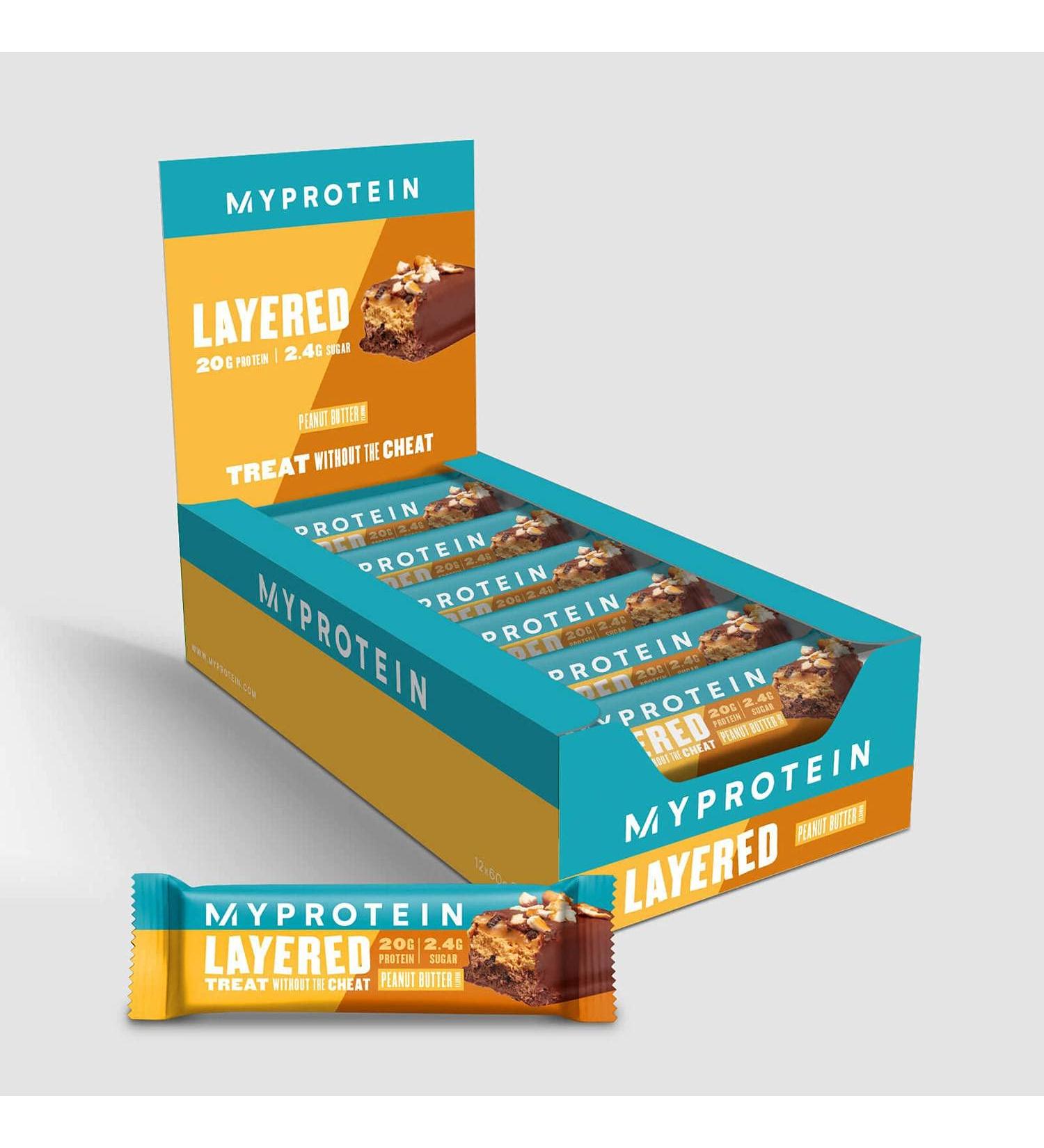 Barres prot in es superpos es 12 x 60 g Beurre d'arachide