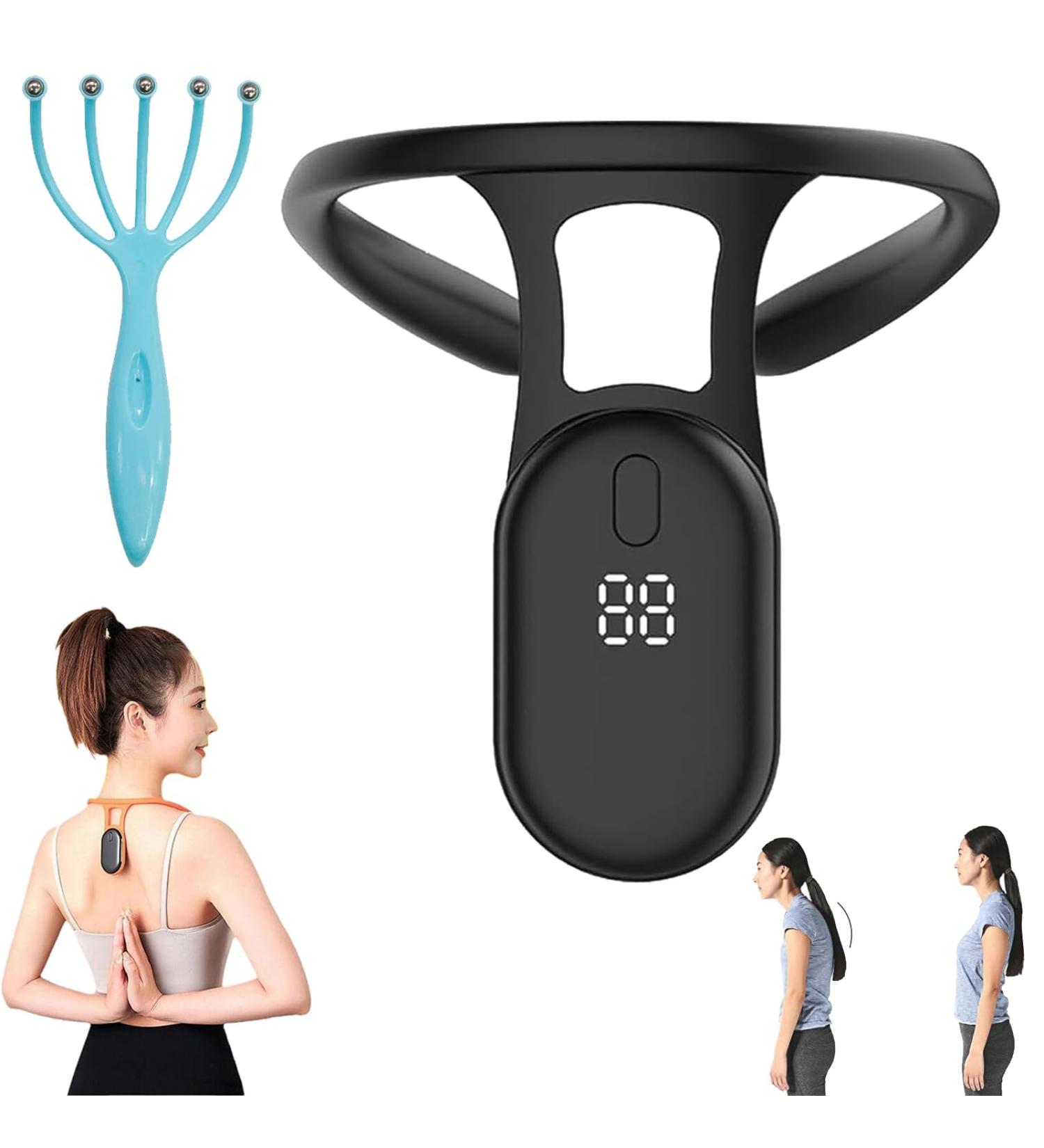 NeckEase Ultrasound Lymphatic Massage Device - Soothing Neck Instrument for Pain Relief | Black - Buy Online on GoSupps.com