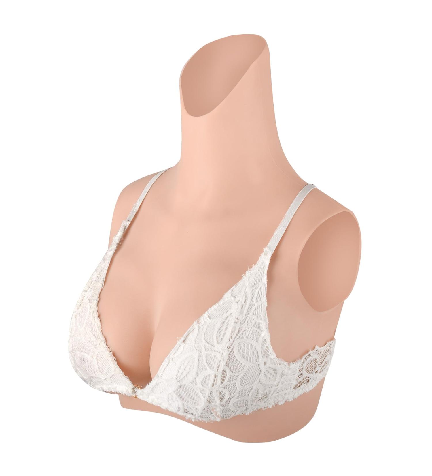 Buy Icever Silicone Breast Prostheses Realistic Gel-Filled A Cup Fake Breasts for Crossdressers Mastectomy and Drag Queens (Beige) - Buy Online on GoSupps.com
