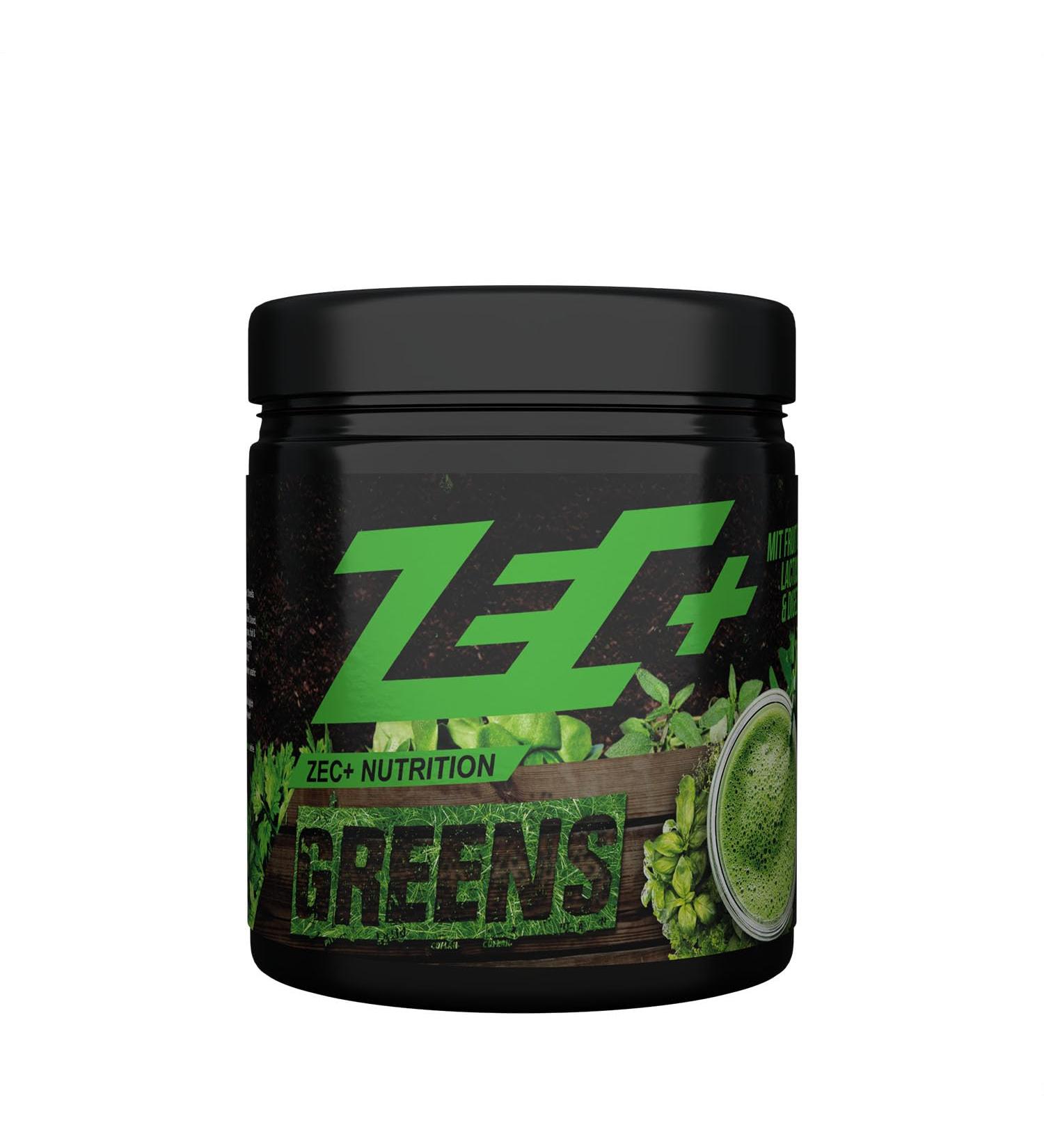 ZEC+ Nutrition Greens Superfood Drink | Micronutrient-Rich Fruit & Veg | Barley Grass Spirulina Chlorella Acerola Powder | 300g - Boost Your Health! - Buy Online on GoSupps.com