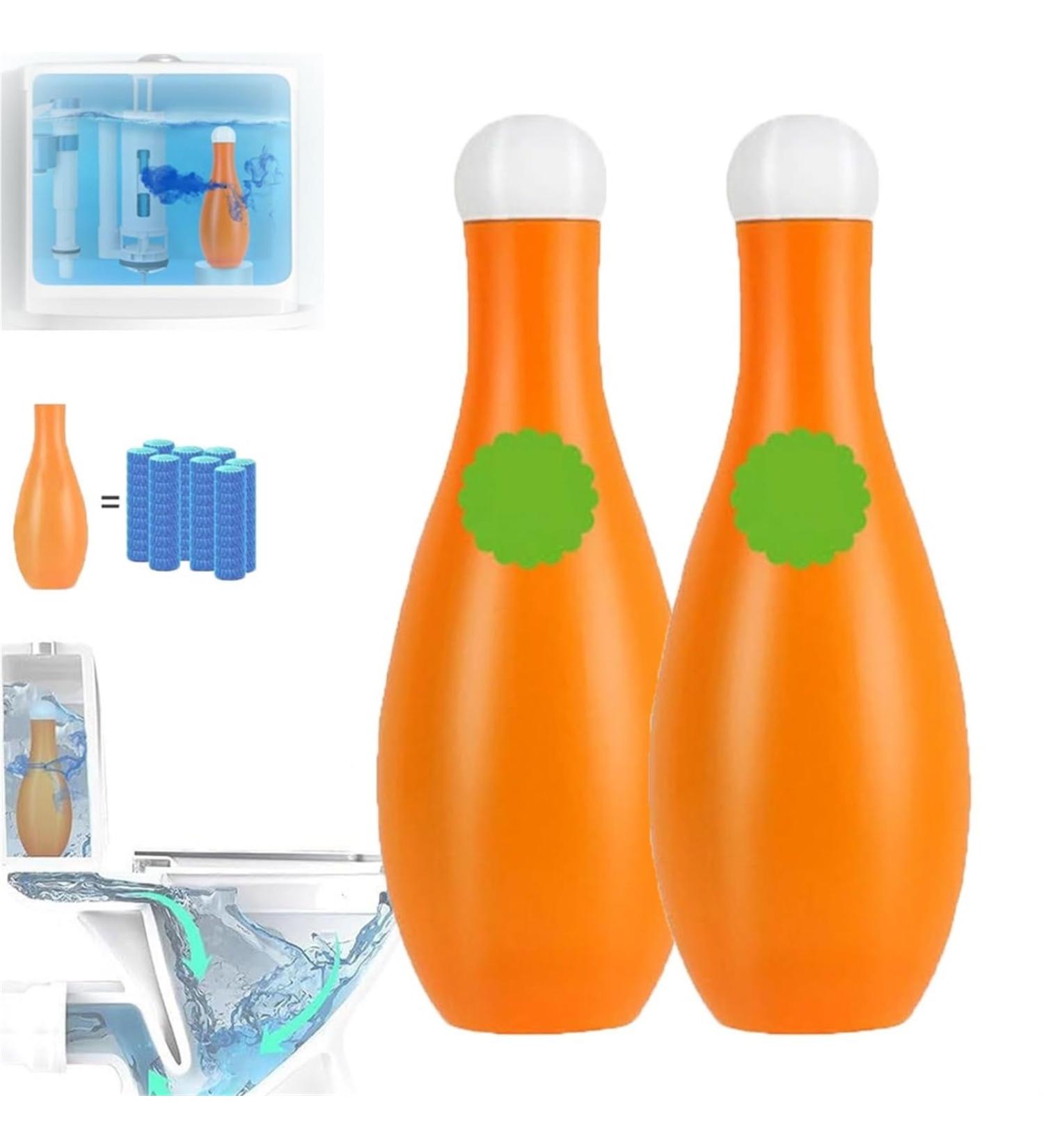 Bowling Blue Bubble Toilet Bowl Cleaner Bowling Toilet Cleaner Automatic Long-Lasting Toilet Bowl Cleaner in Bottle Toilet Cleaner for Cistern (Color : 2pc) - Buy Online on GoSupps.com